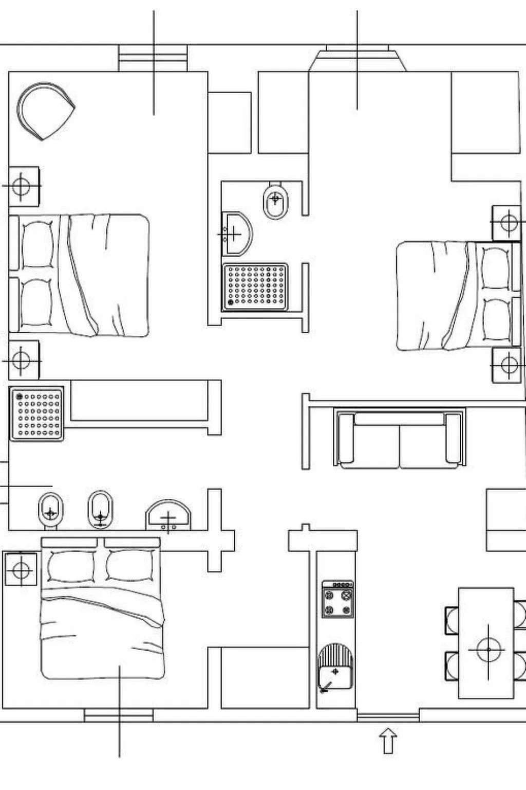 Santinovo Getreidespeicher Ferienwohnung-Binnen
