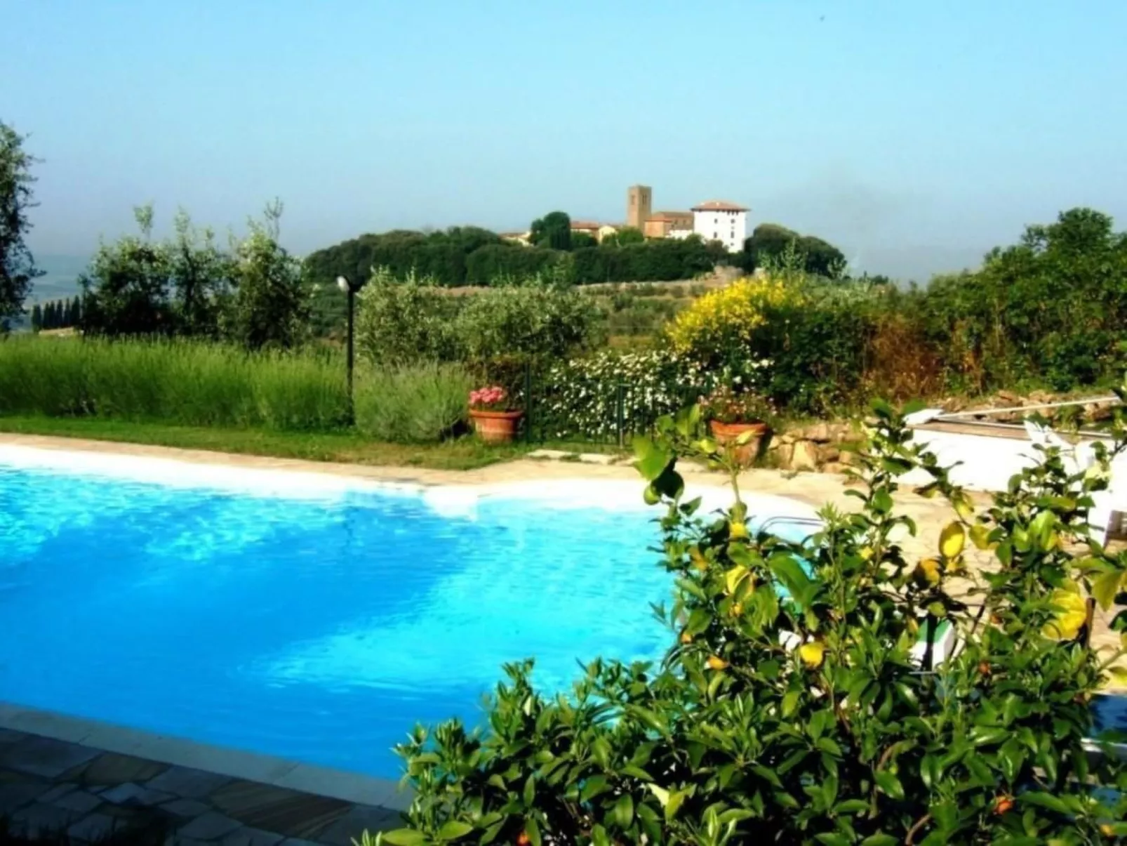 Toskanische Villa 14 Personen Ultra-Panoramapool-Buiten