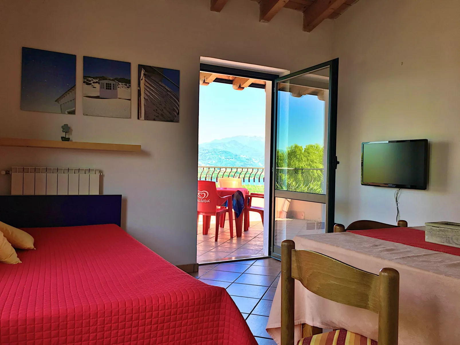 Angenehme Wohnung in Solarolo mit Parkplatz-Binnen