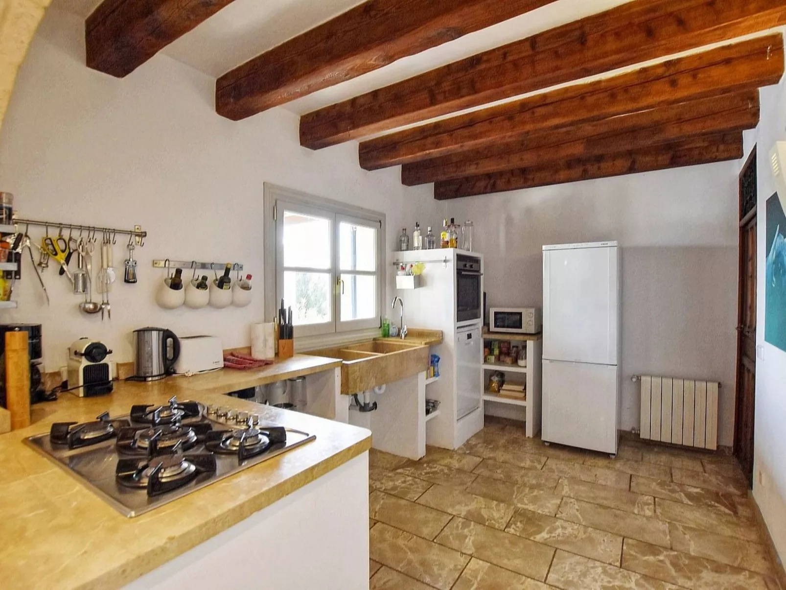 Ibizenkisches Haus mit Pool und Beachvolley-Blick-Binnen