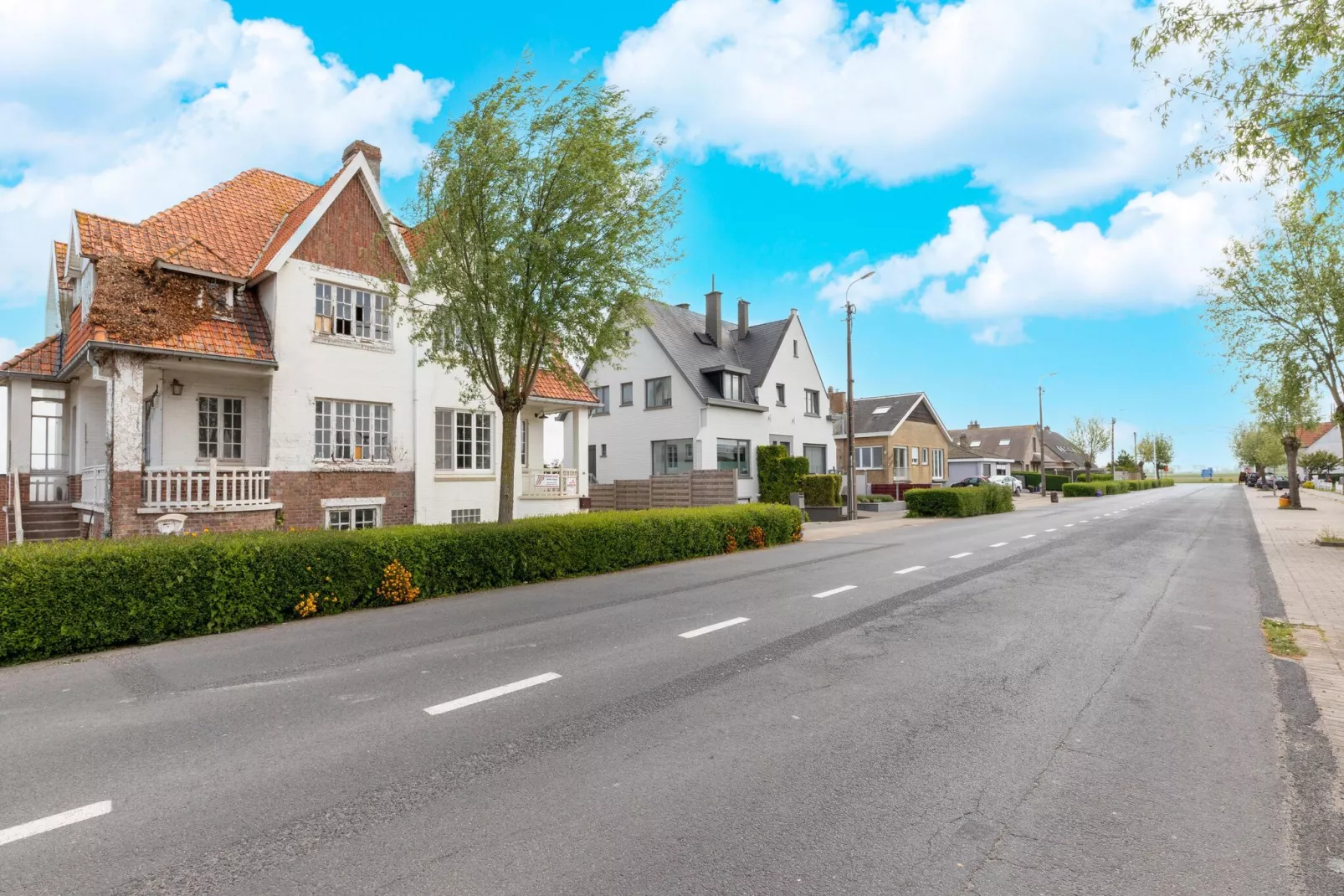 Vakantiehuis Westende-Bad-Buitenkant zomer