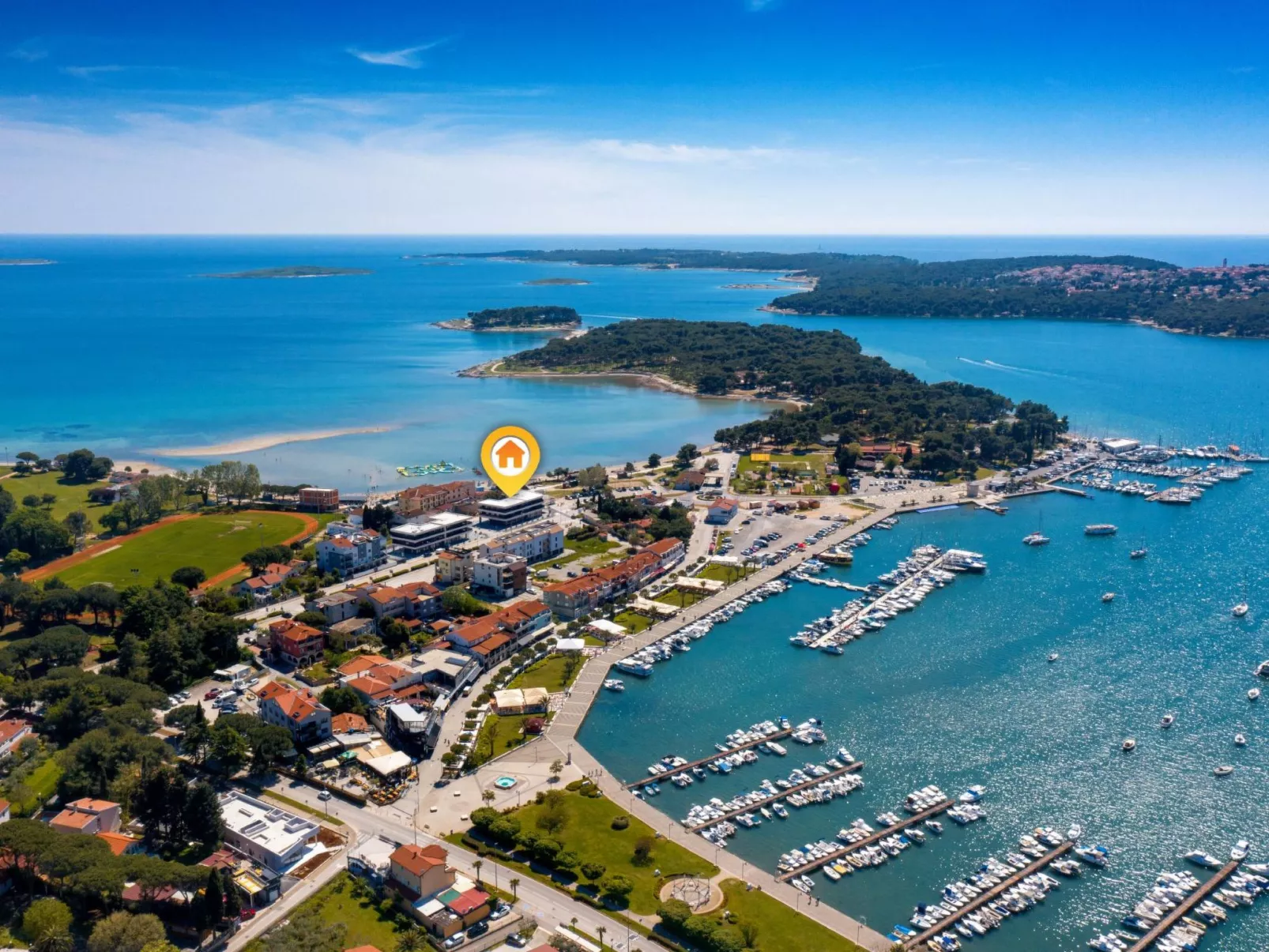 "A'more Bijeca" direkt am Strand-Buiten