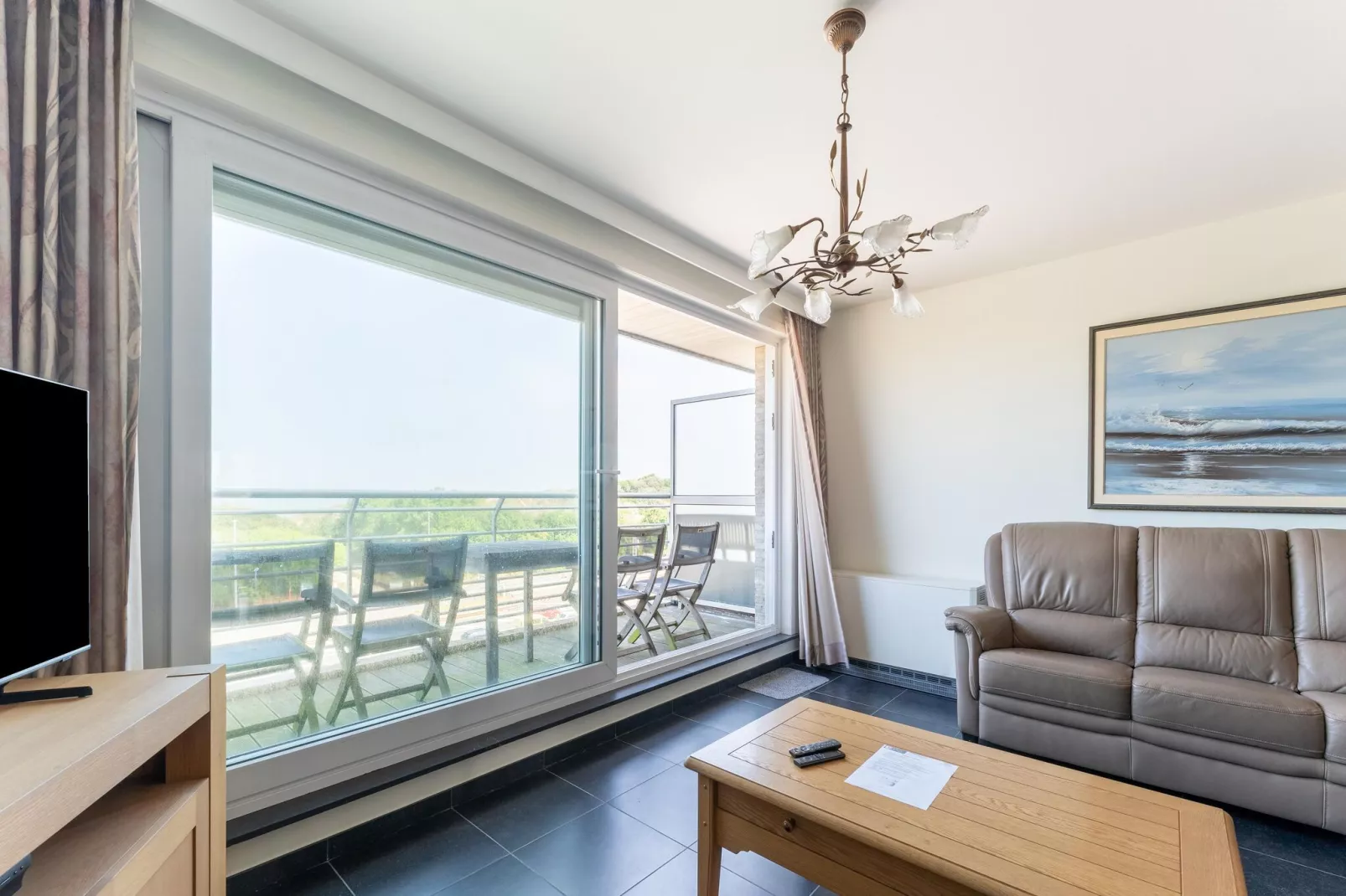 Appartement Bredene-Woonkamer