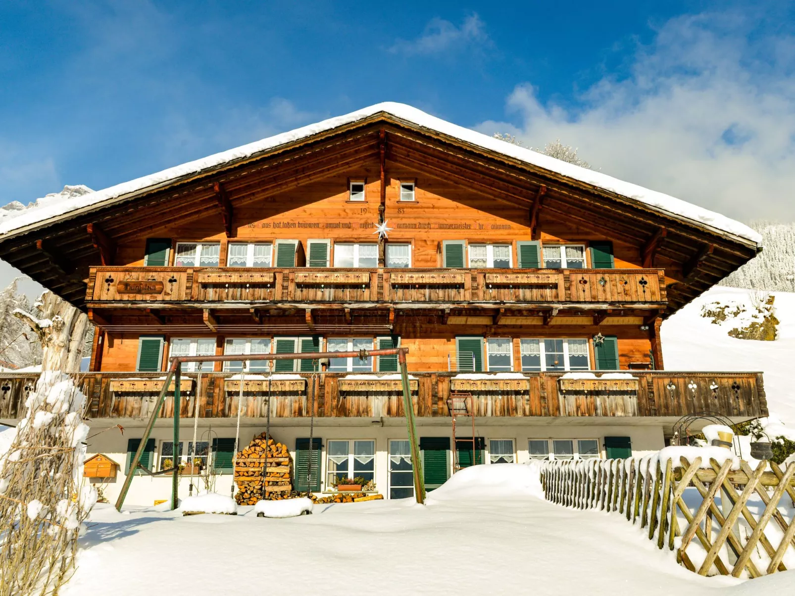 Chalet Burgstein, Studio Alpenrose-Buiten