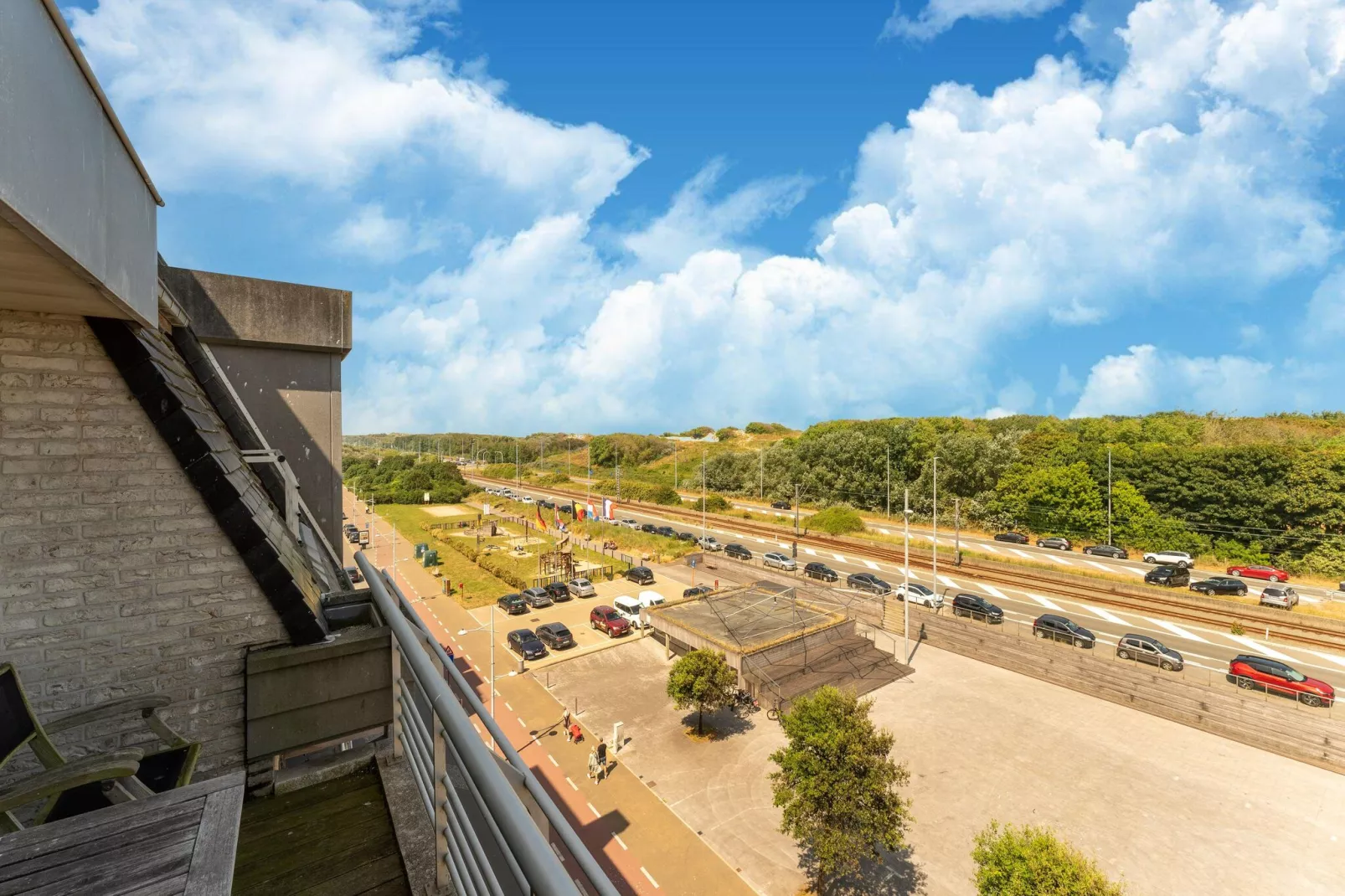 Appartement Bredene-Uitzicht zomer