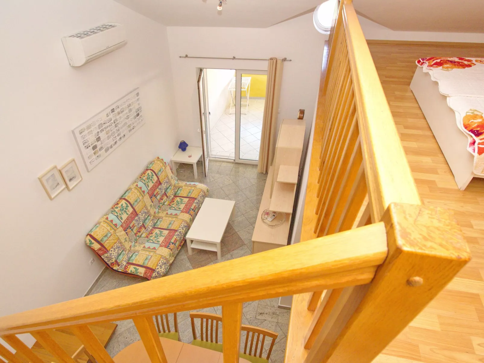 In Baška mit Eigenem Balkon-Binnen