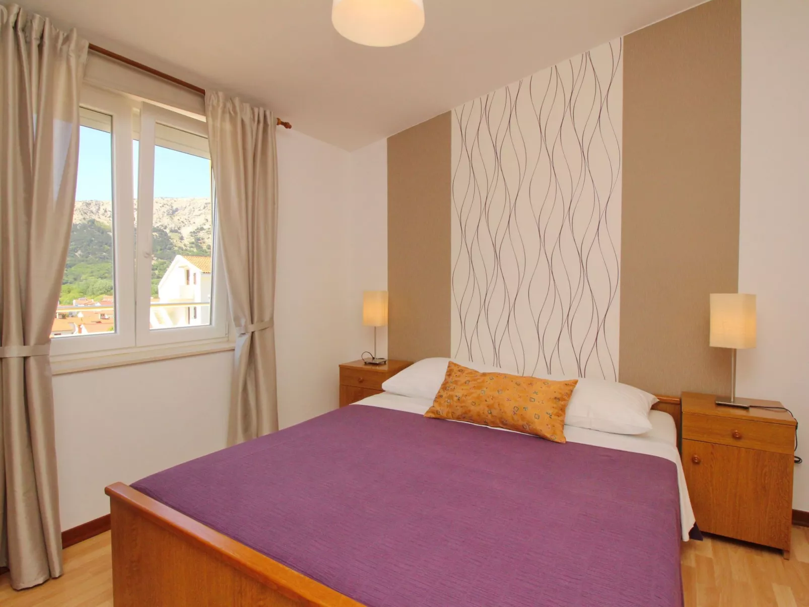 In Baška mit Eigenem Balkon - Binnen