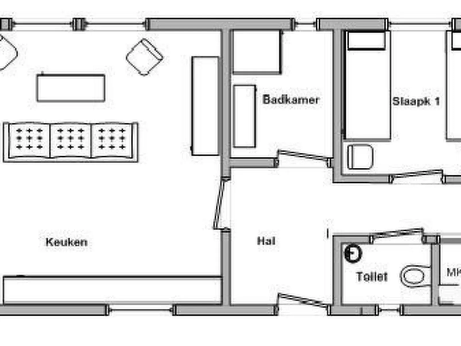 Boot "De Frijheit" mit Blick auf das Wasser-Binnen