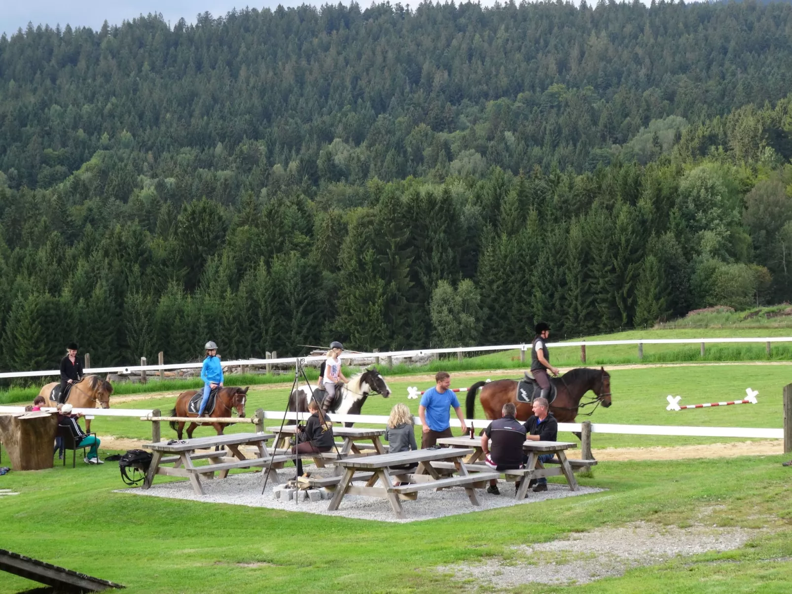 Uriges Blockhaus für 5 Personen-Buiten