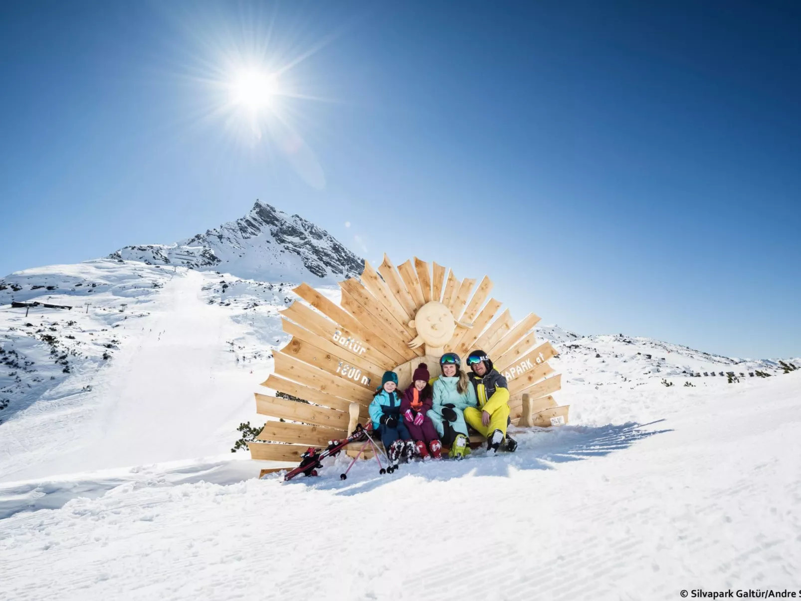 Sarah in Galtür-Buiten