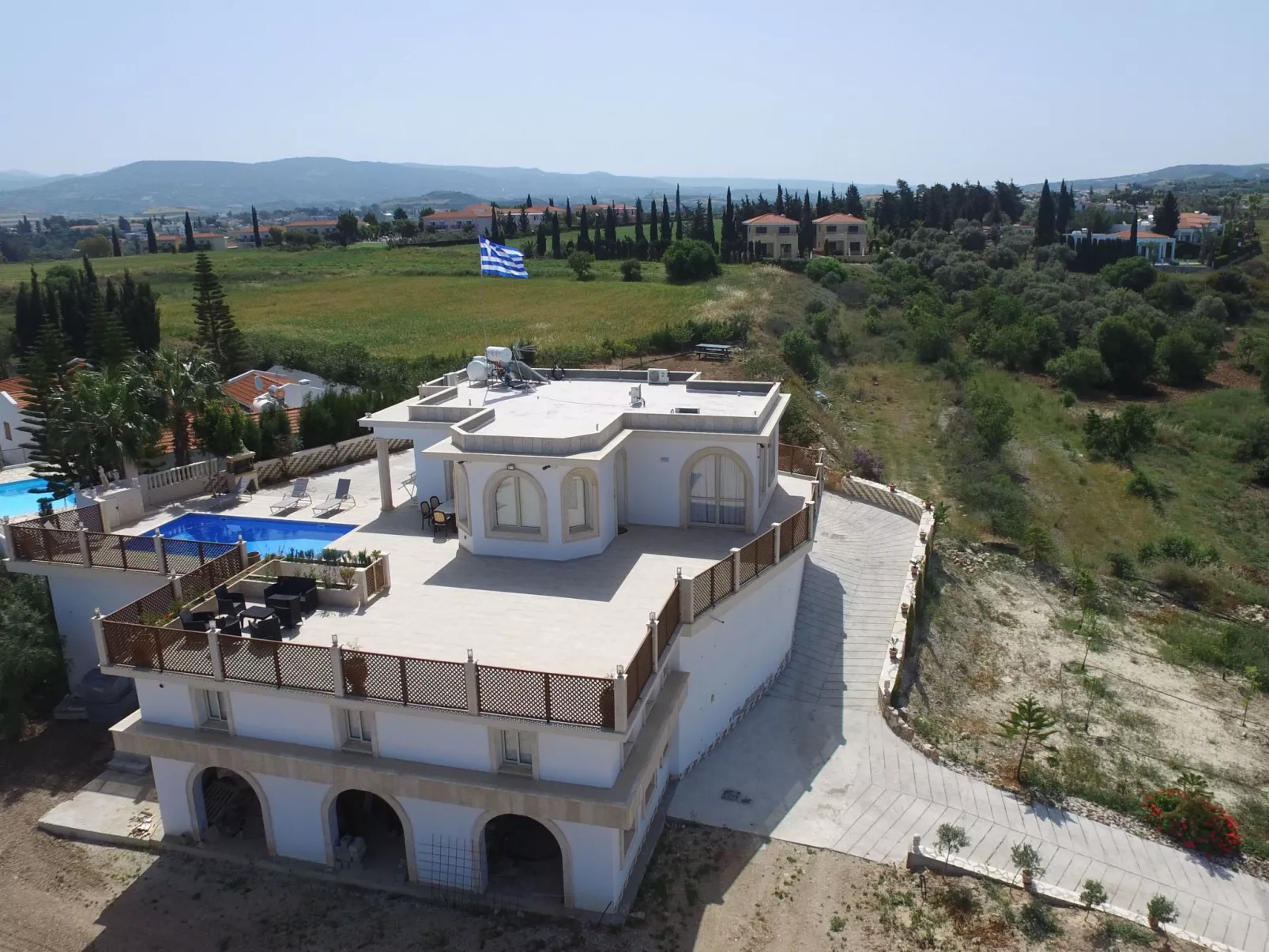 Mit Privatpool für 6 Personen ca. 170 m&sup2; in Poli Crysochous, Südzypern-Rep - Buiten