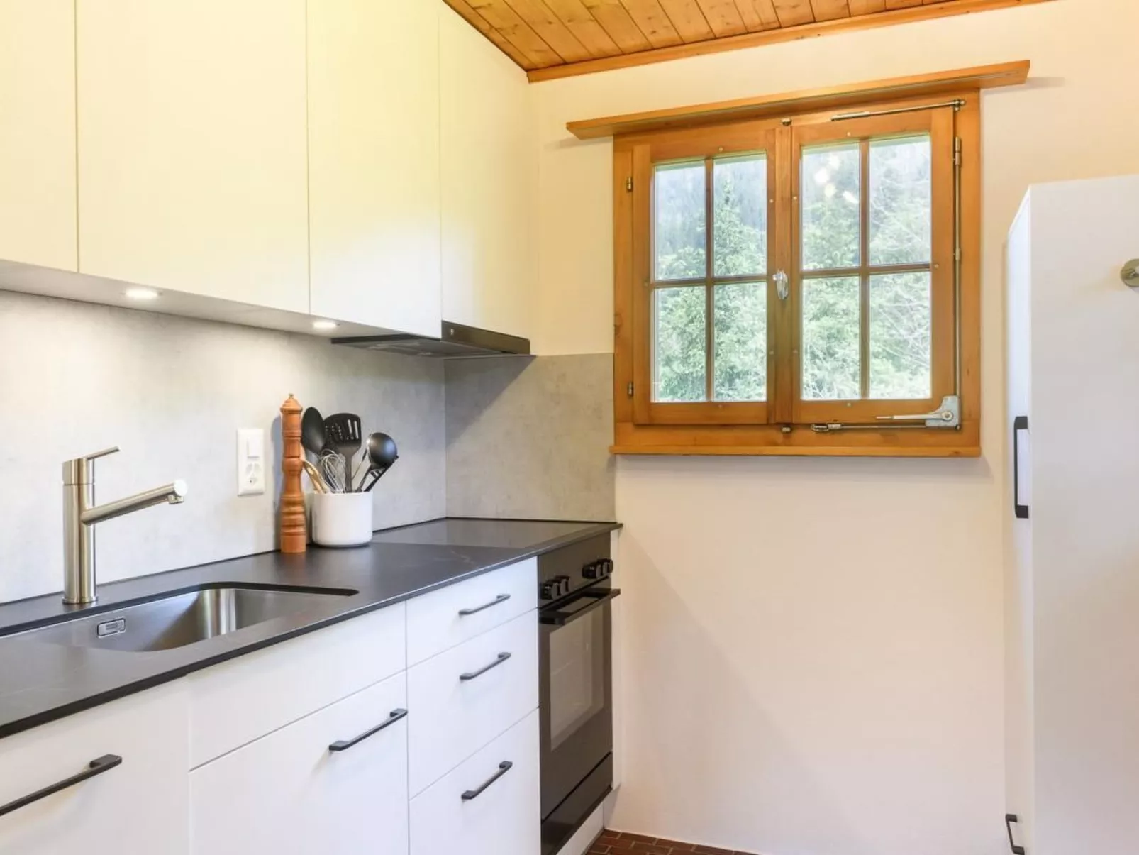 Chalet Baslerdybli-Binnen