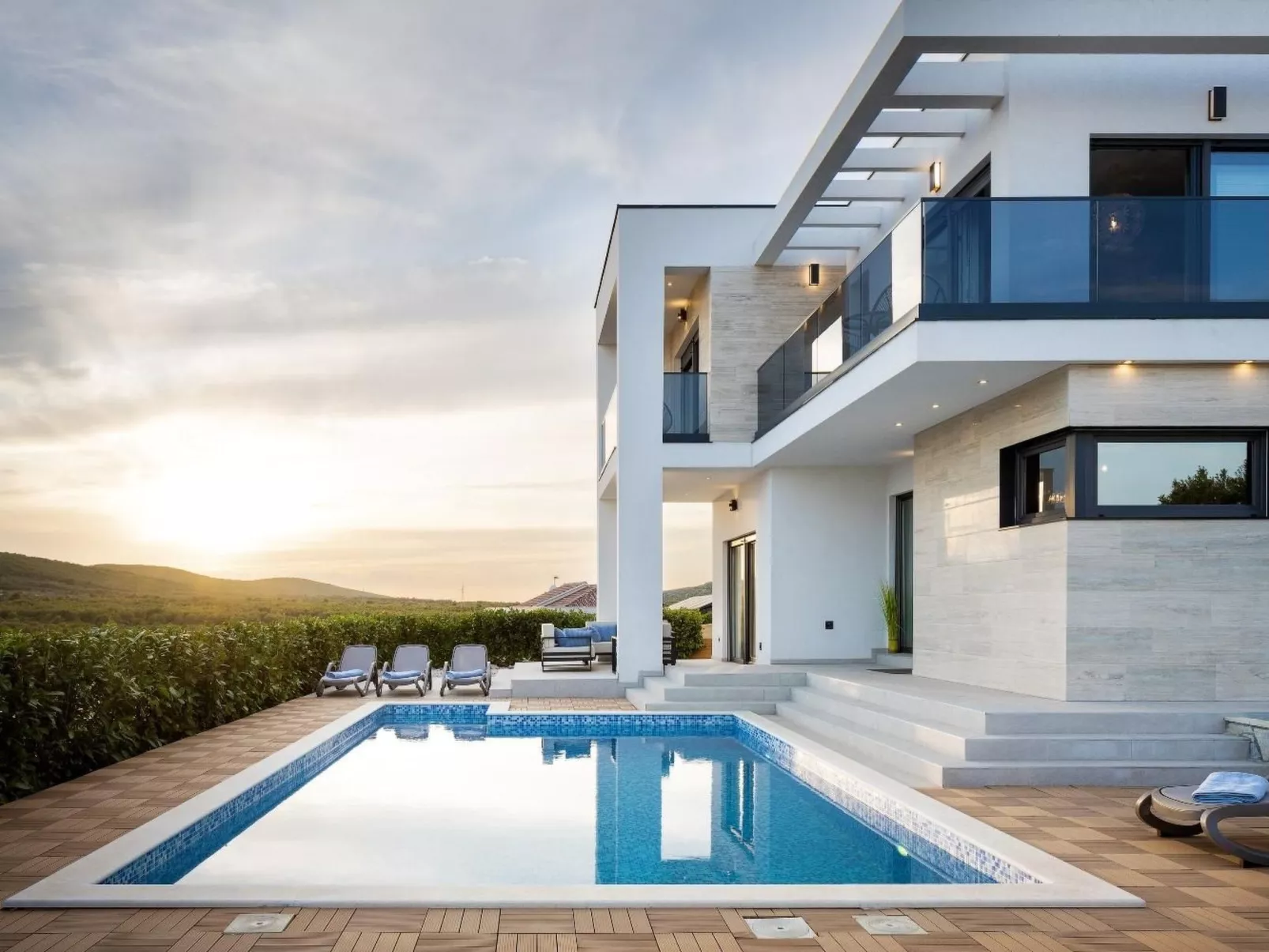 Haus in Vodice mit privatem Parkplatz-Buiten