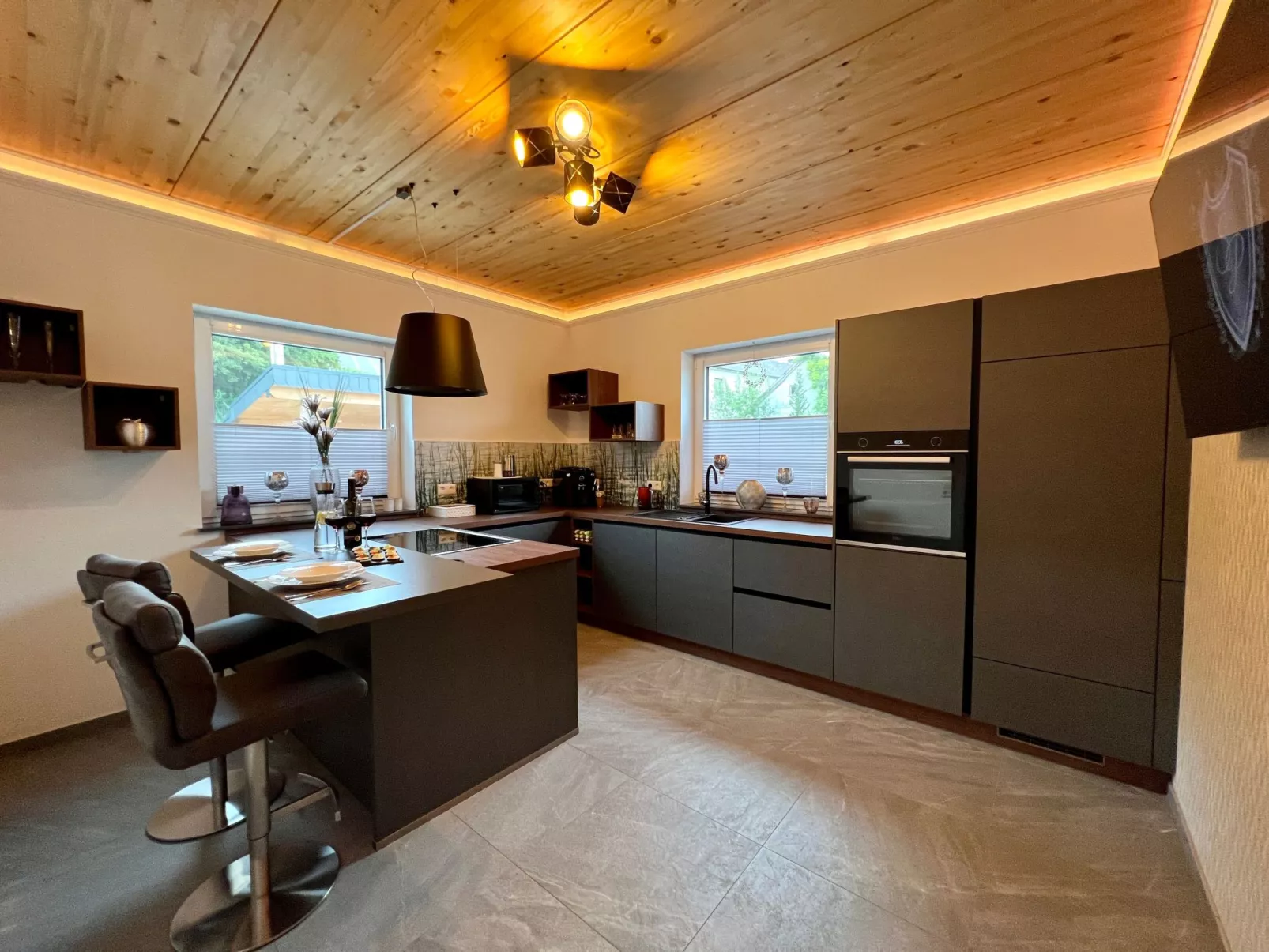 Elegante Ferienwohnung in Hollnich mit Garten-Binnen