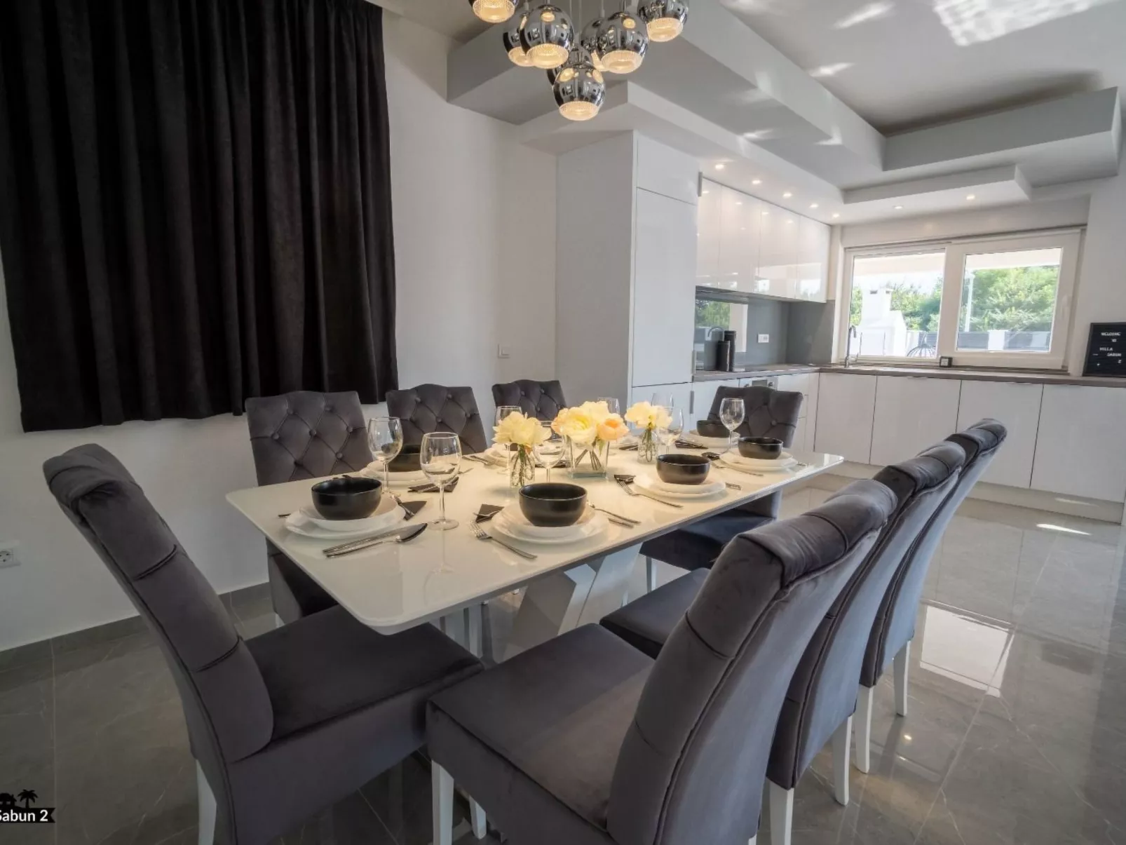 Villa mit beheiztem Pool Privlaka - TA Leut Agency-Binnen