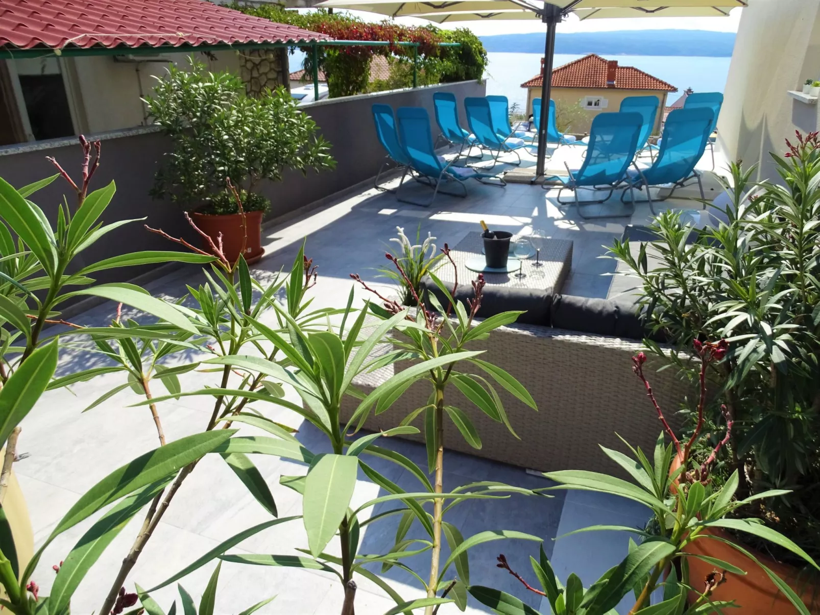 Wohnung "Veronique 4" mit Whirlpool-Buiten