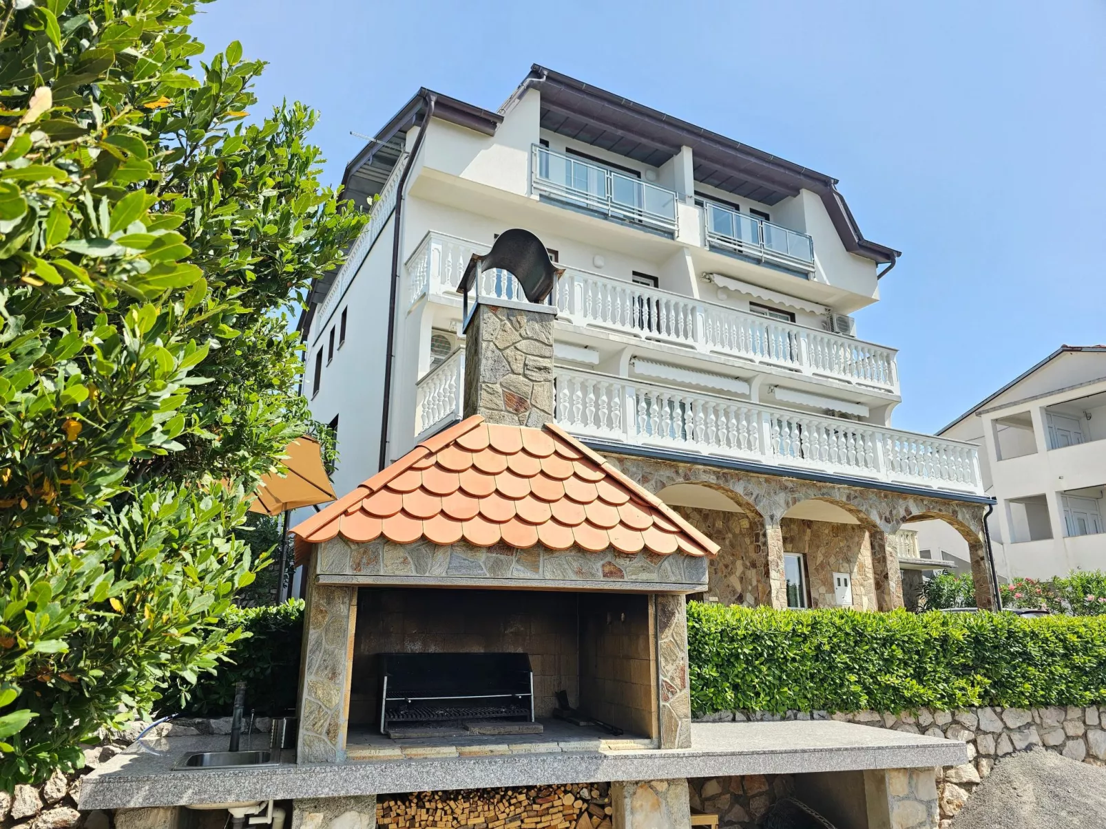 Wohnung für 3 Personen, 150m vom Strand entfernt-Buiten