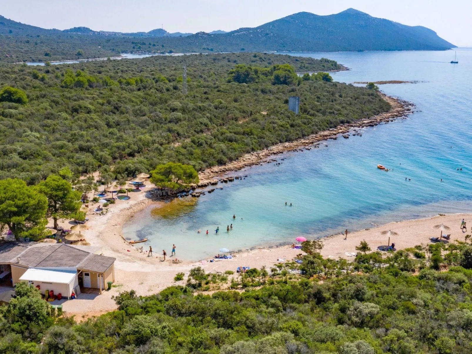 Mobilheim direkt am Strand-Buiten
