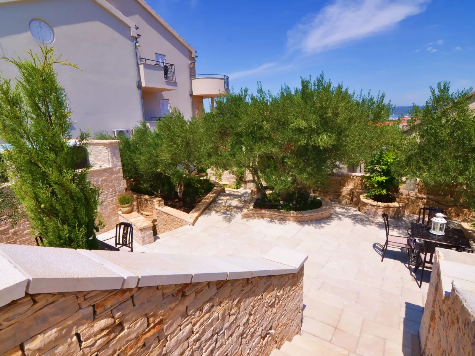 Wohnung für 2, Schwimmbad-Buiten