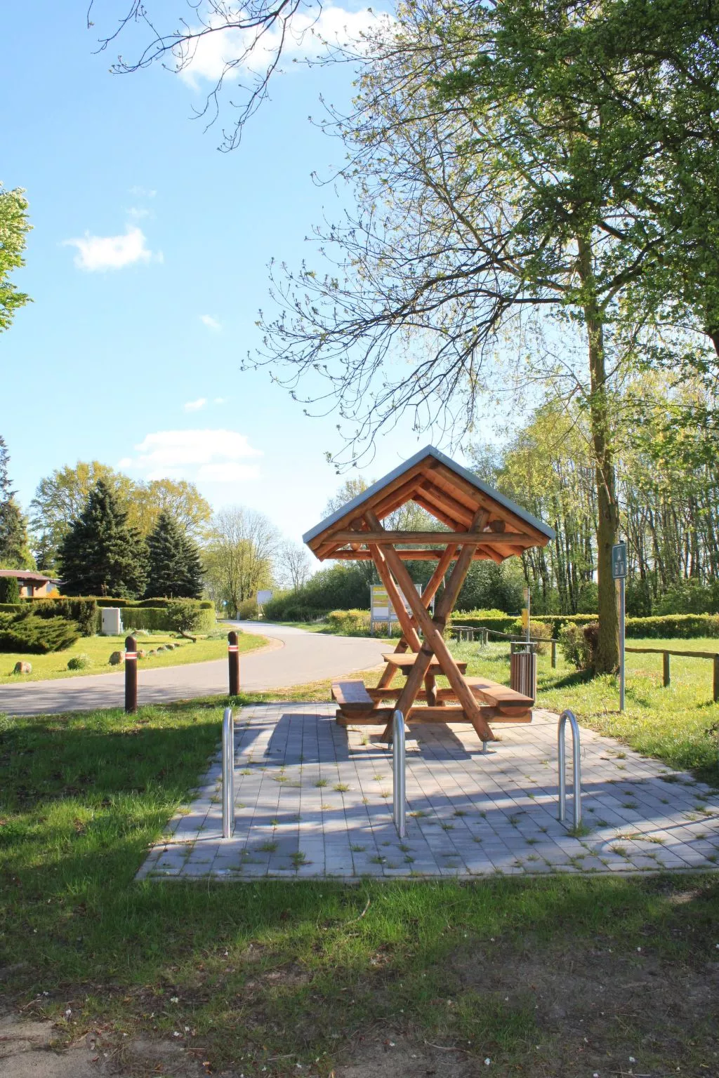 Blockbohlenhaus Plau am See-Buiten