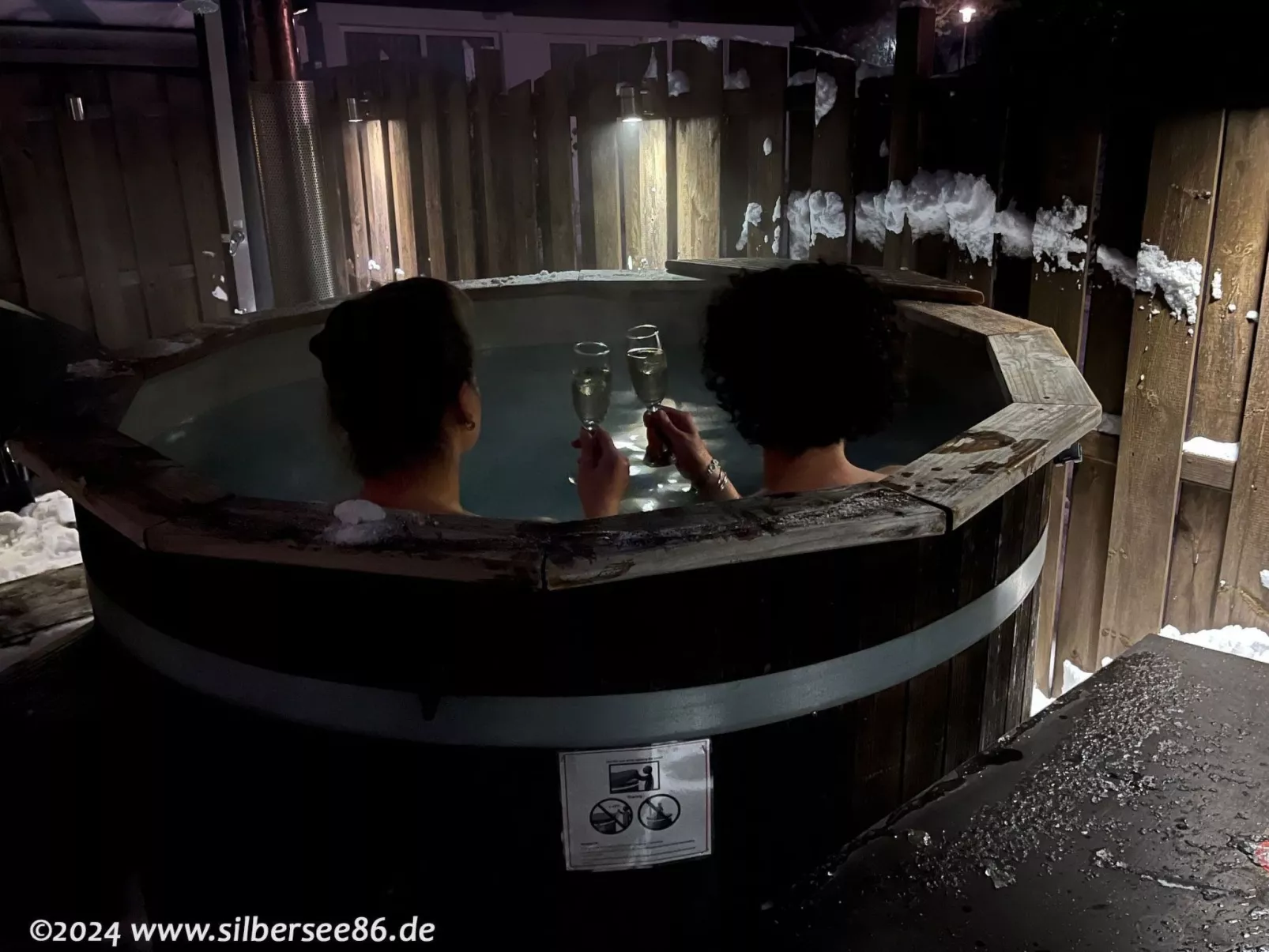 Mit Hot Tub-Buiten