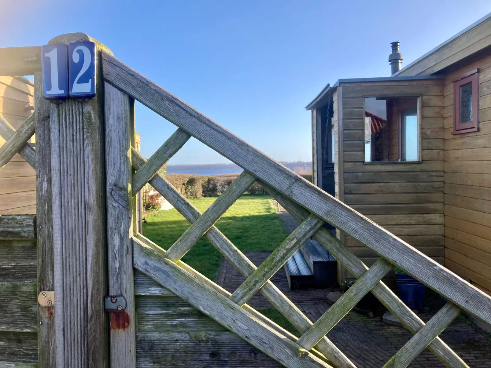Haus Sonnenschein mit Blick auf das Lauwersmeer-Buiten