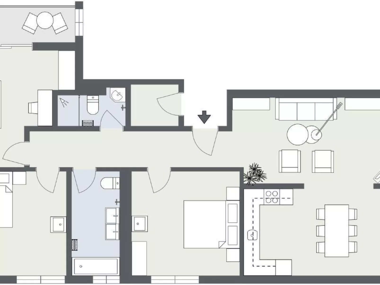 Top Ferienwohnung Castor für 2-7 Personen-Binnen