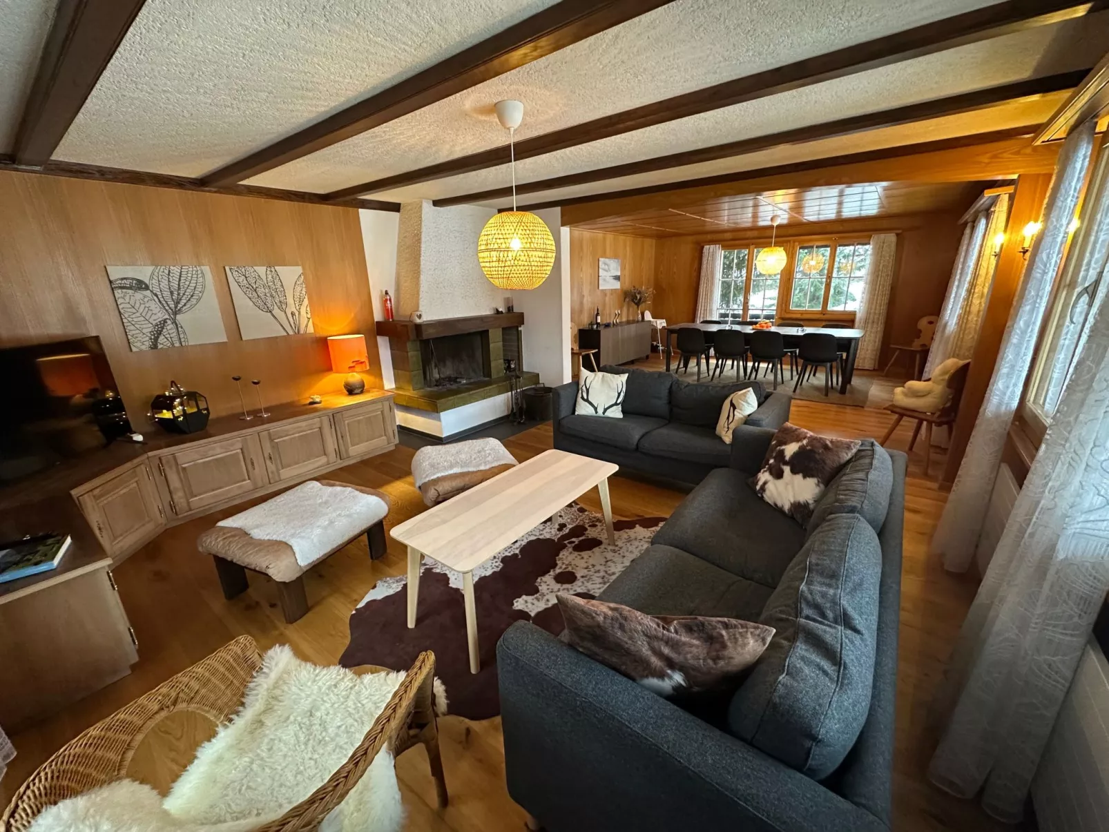 Chalet Finkenwiese - für 8 Erwachsene und 5 Kinder-Binnen