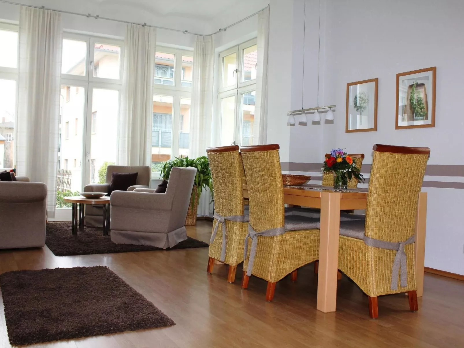 Appartemen in trestaurierte Bädervilla Quisisana-Binnen