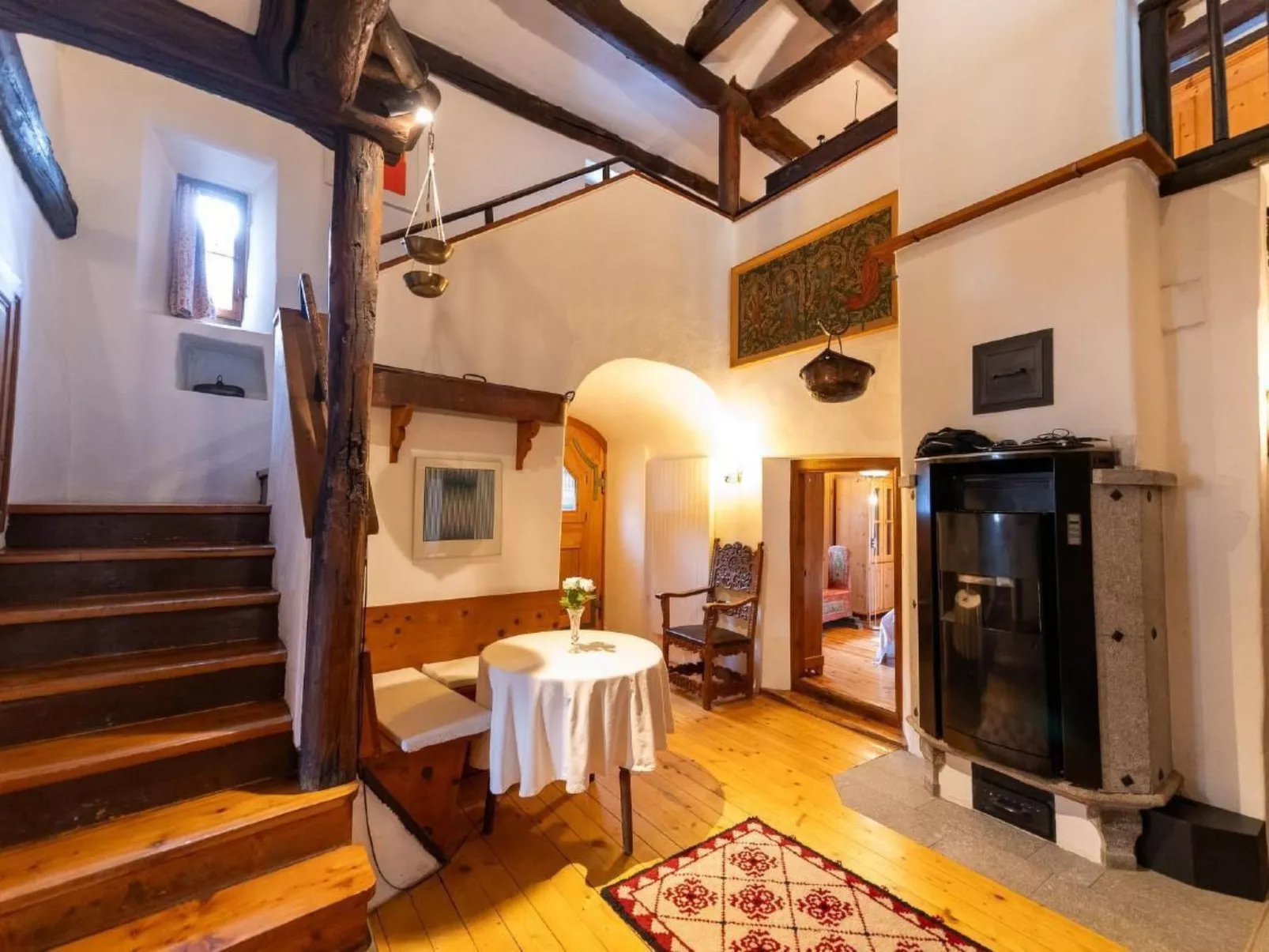 Chesa Sela Historisches Engadinerhaus (1641)-Binnen