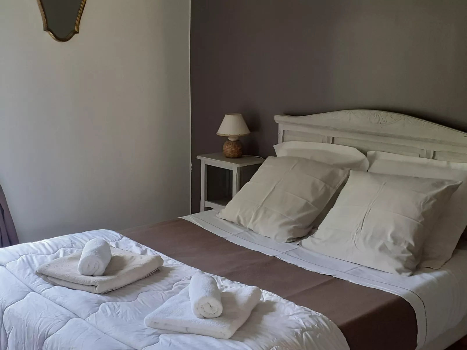 Normannisches Ferienhaus mit Charme les châtaigniers 1 Zimmer-Binnen