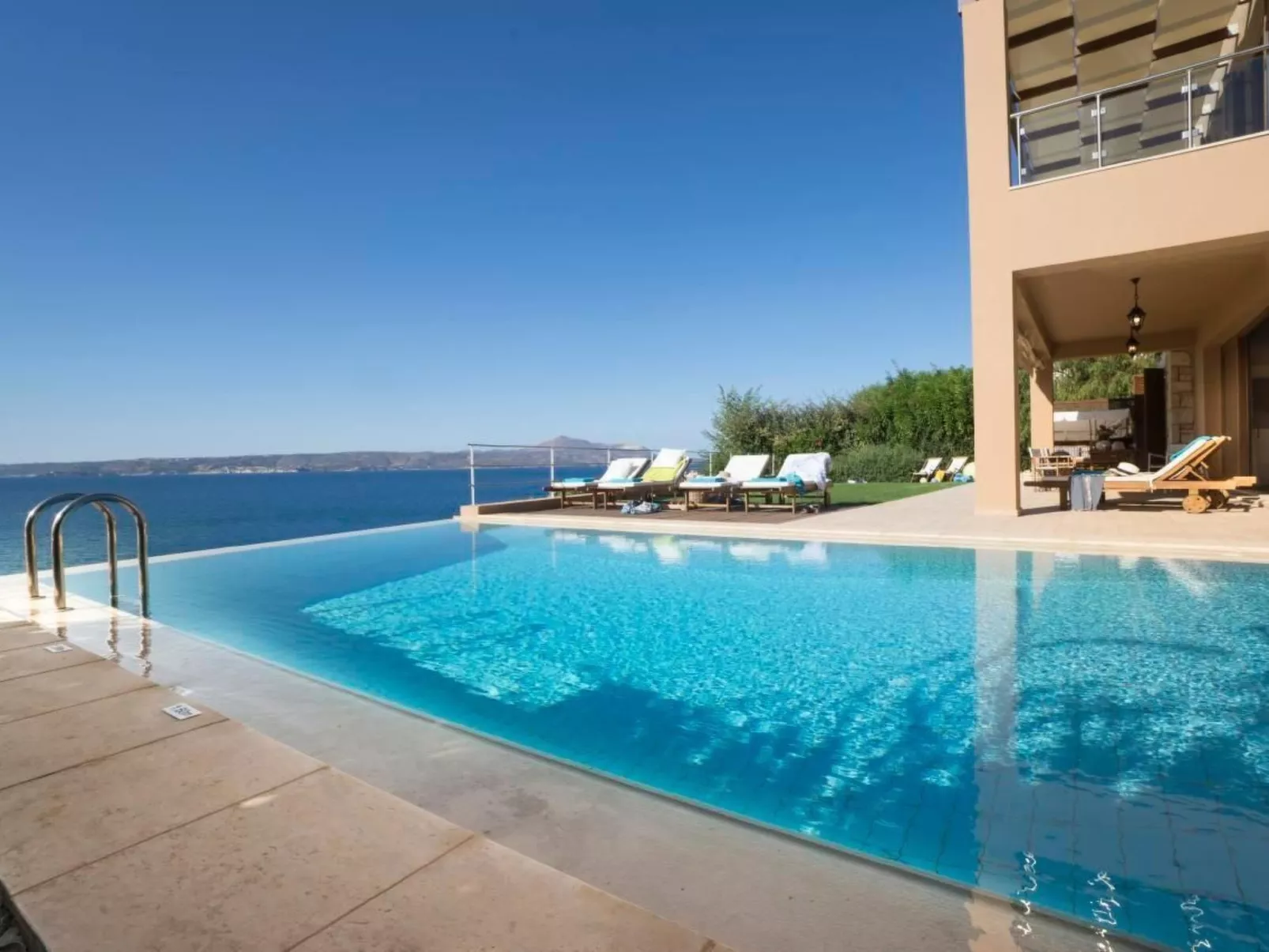 Anemos Villa Ferienhaus Aussicht Gemütlicher beheizter Pool-Image-tags.info