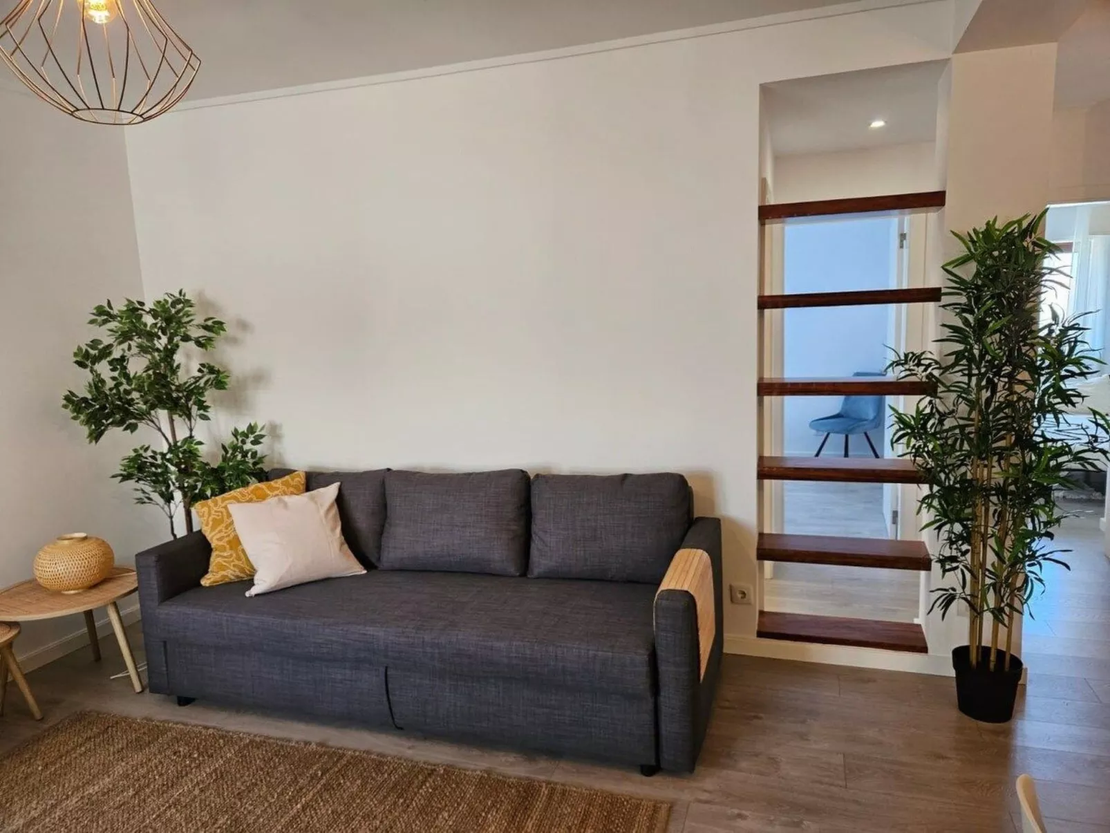 Fluss Meer Sonne am Costa Nova Strand-Binnen