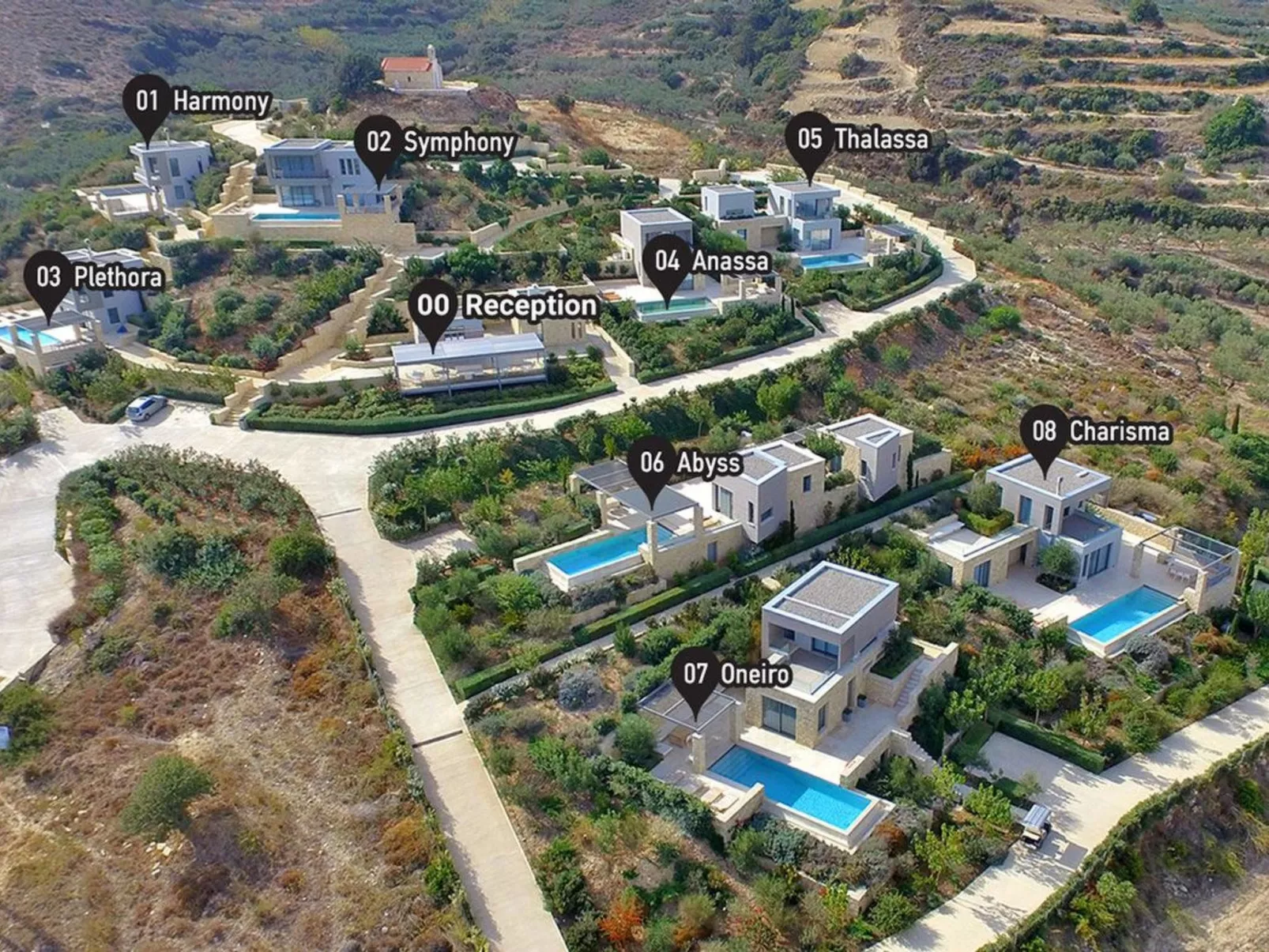 Youphoria Meerblick Villa Anassa 2 Schlafzimmer-Buiten