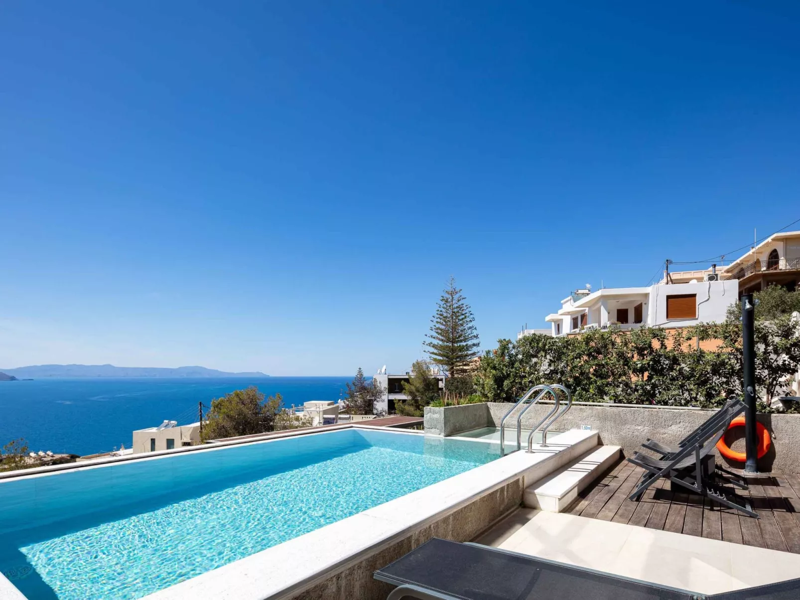 Omnia Villa 2 - ''Beheizter'' Pool, herrlicher Meerblick-Buiten