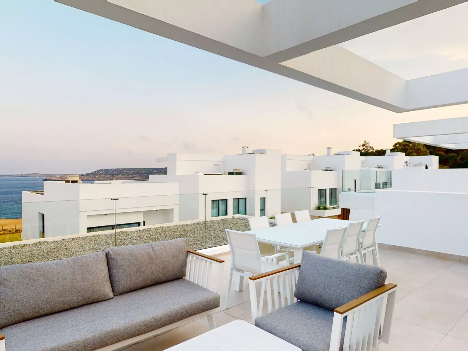 Periyiali Resort - Seitlicher Meerblick Villa Erato - 19-Binnen