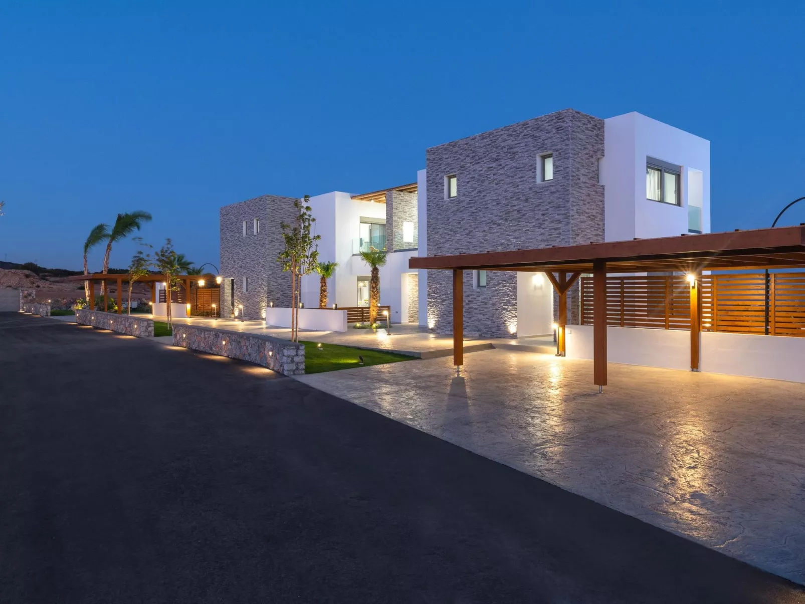 Villa Pounentis auf einem Hügel in Lachania-Image-tags.info