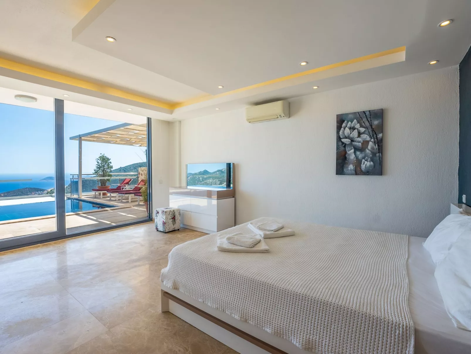 Villa mit Traum-Meerblick für 12 Personen-Binnen