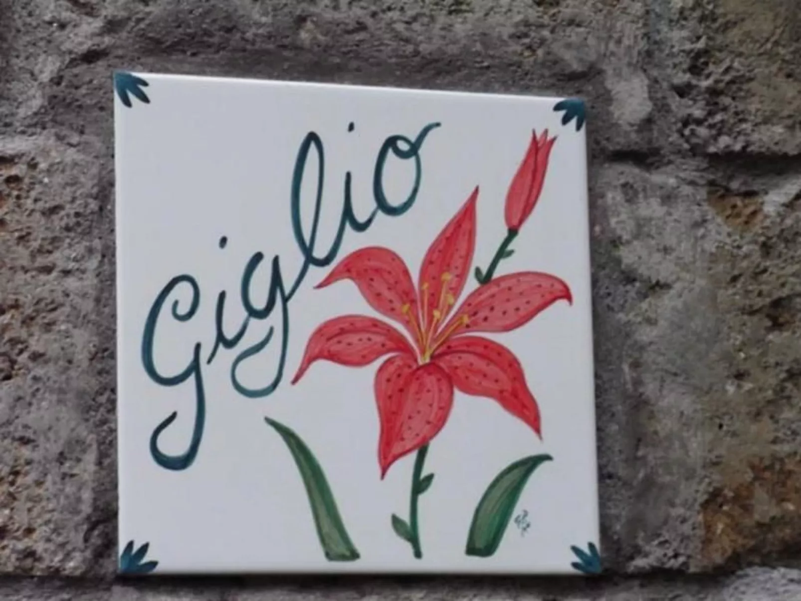 Wohnung 'Giglio' mit privatem Garten-Buiten