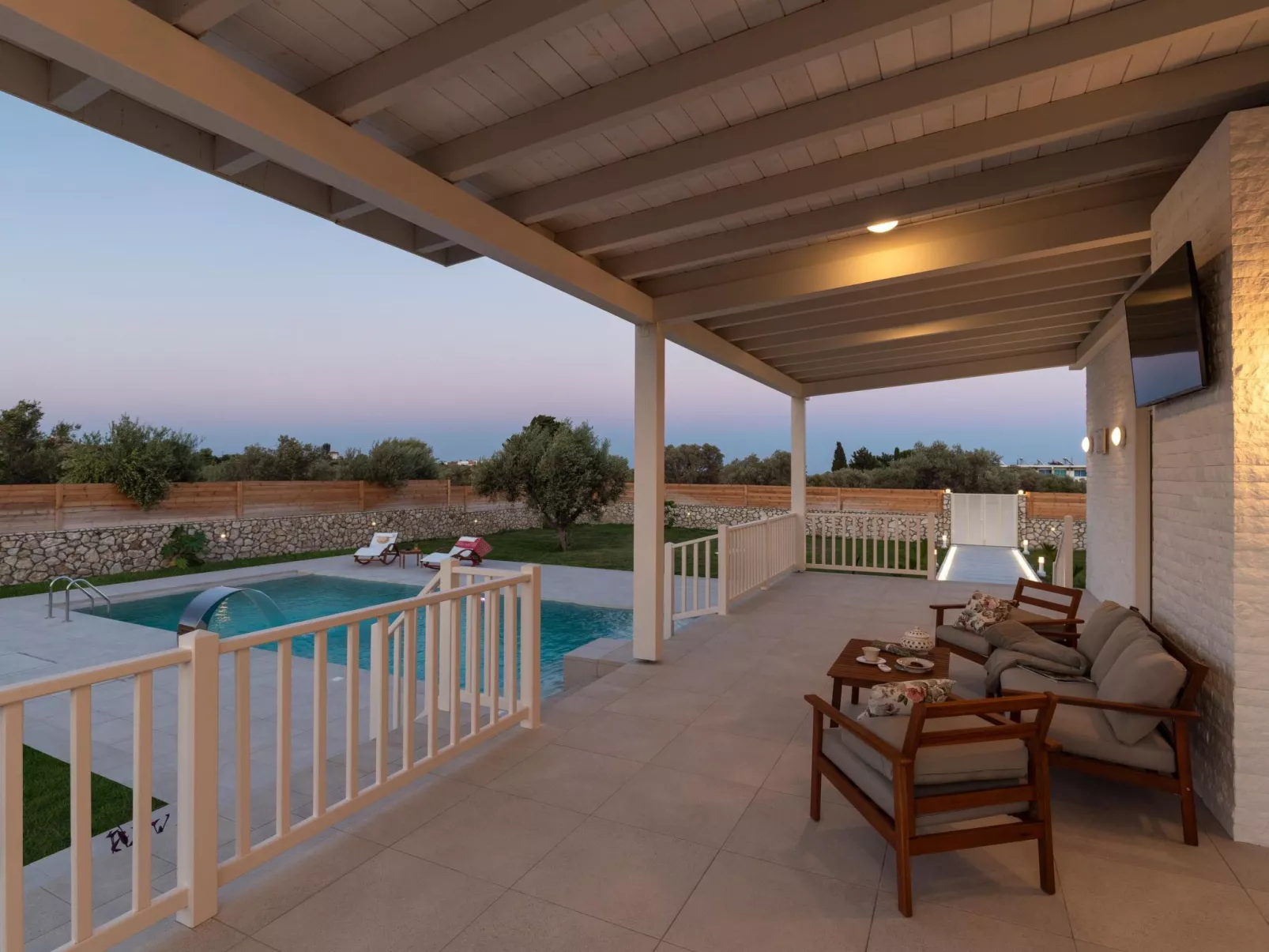 Ferienvilla Petra in Kolympia Village-Buiten