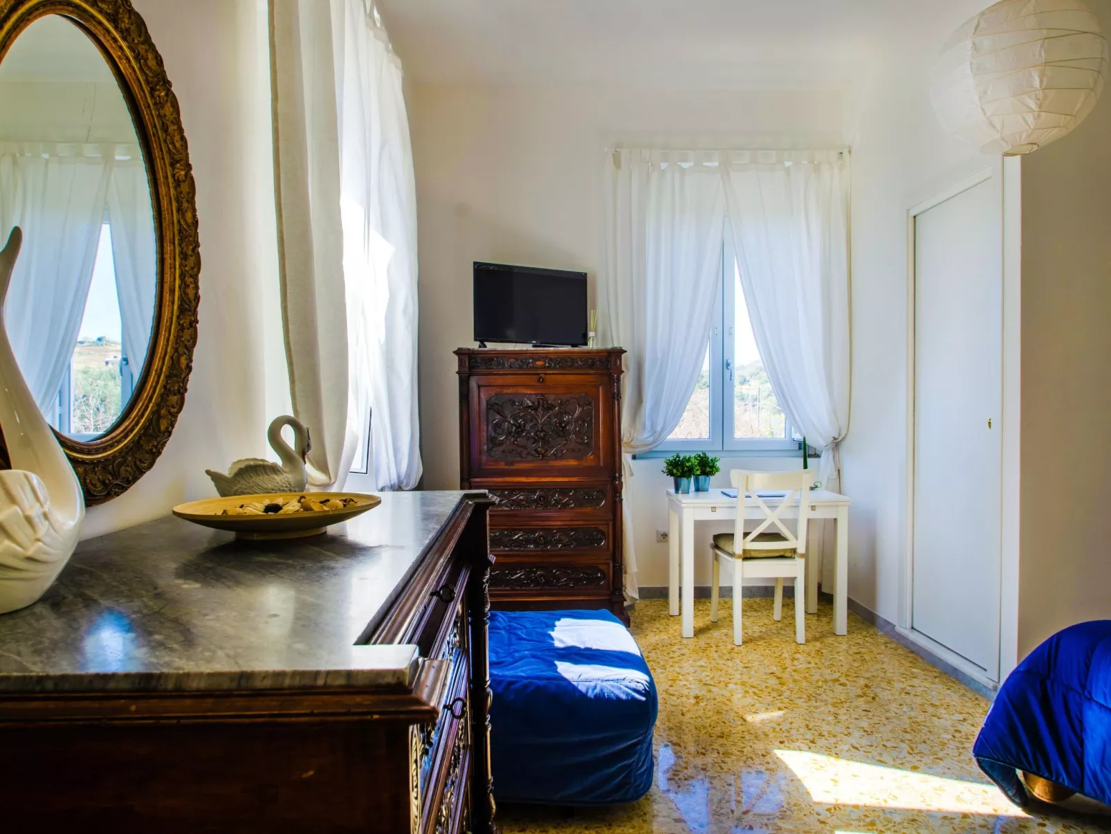 Il Mulino - Zweizimmerwohnung im Zentrum von Ceraso mit Kochnische, bis zu 3 Pe-Binnen