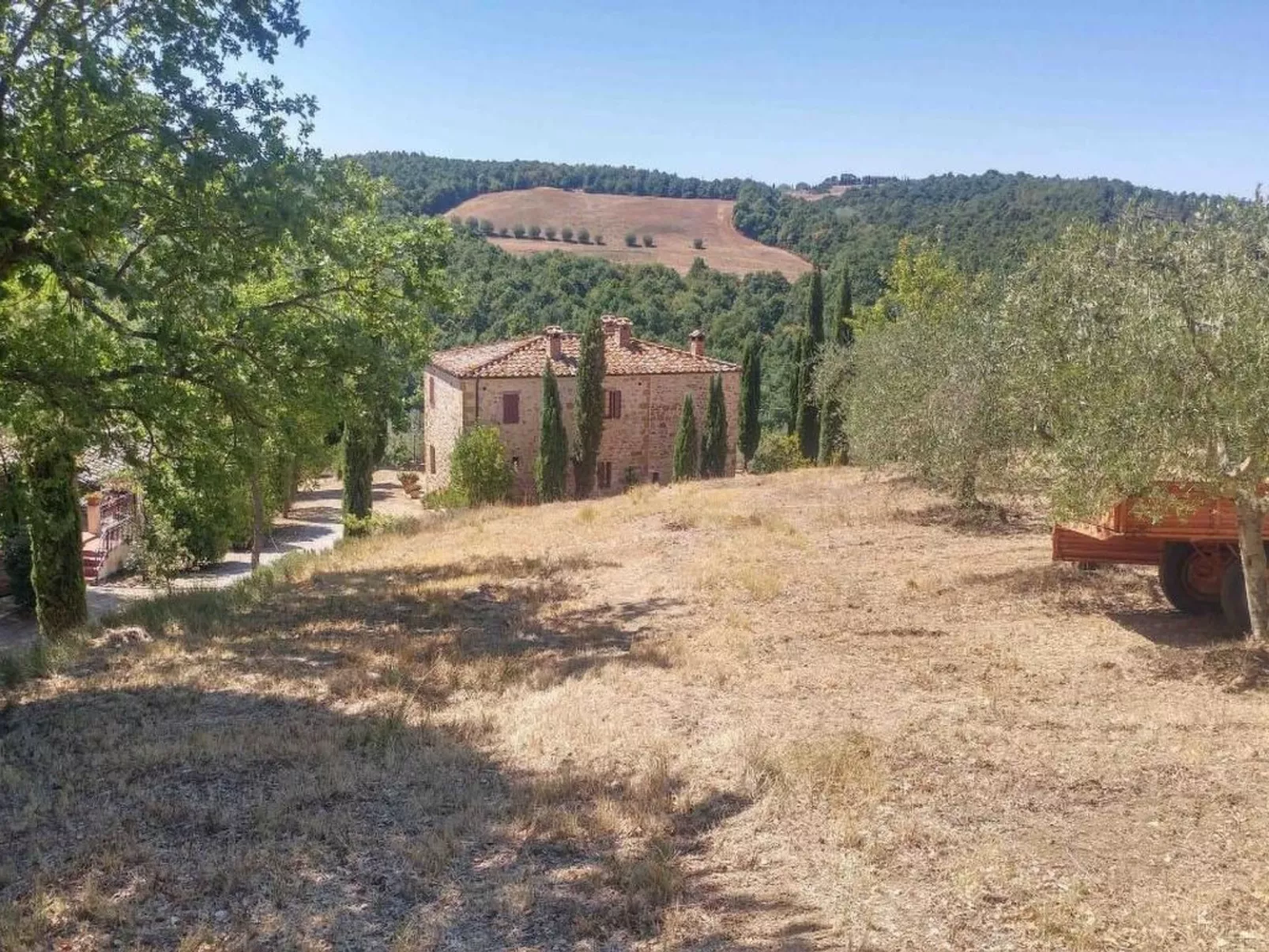 Haus Banditello, Blick auf das Tal von Montepulciano-Buiten