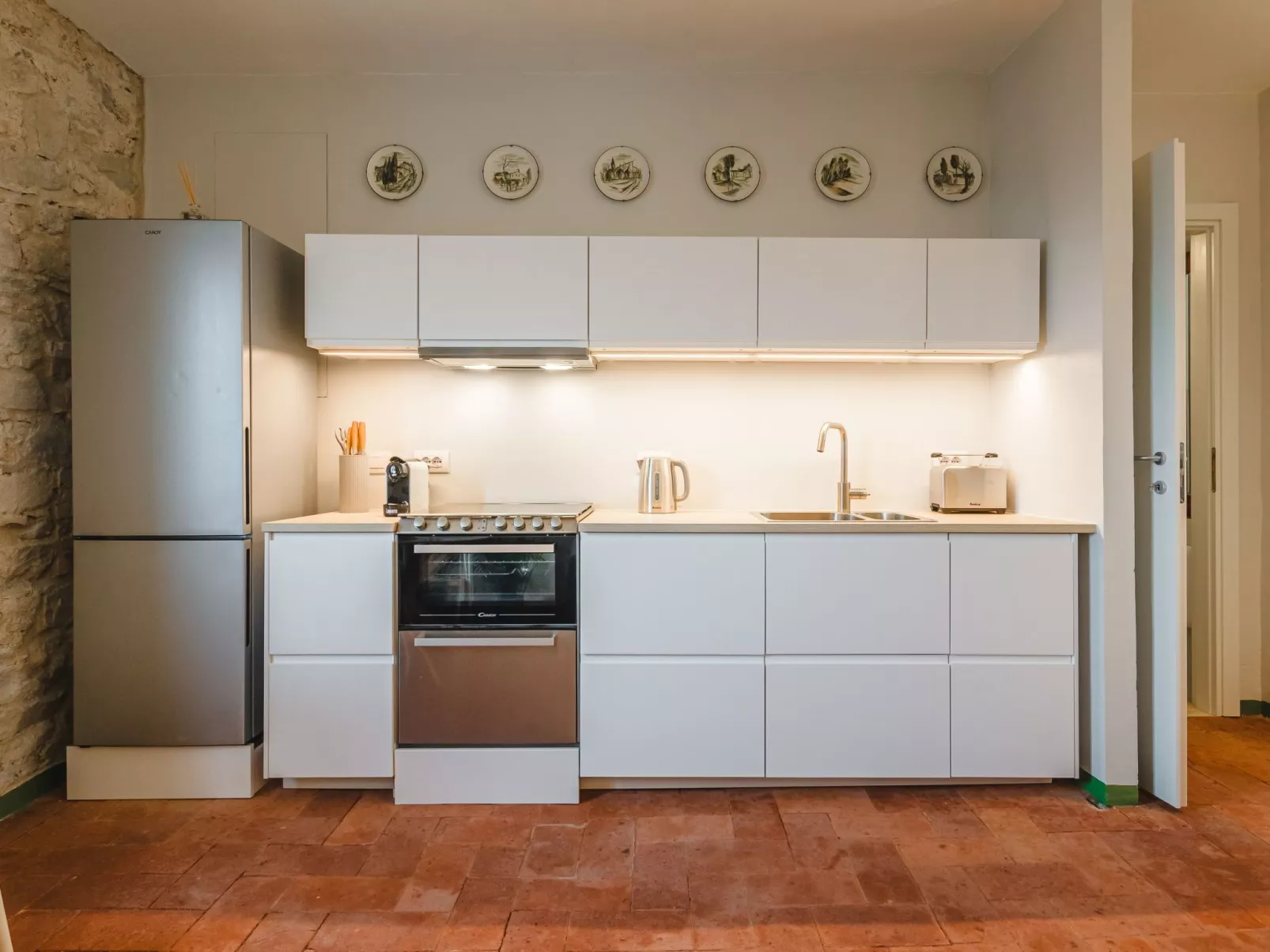 Mittelalterliche toskanische Unterkunft mit Aussicht und geräumigem Bad-Binnen