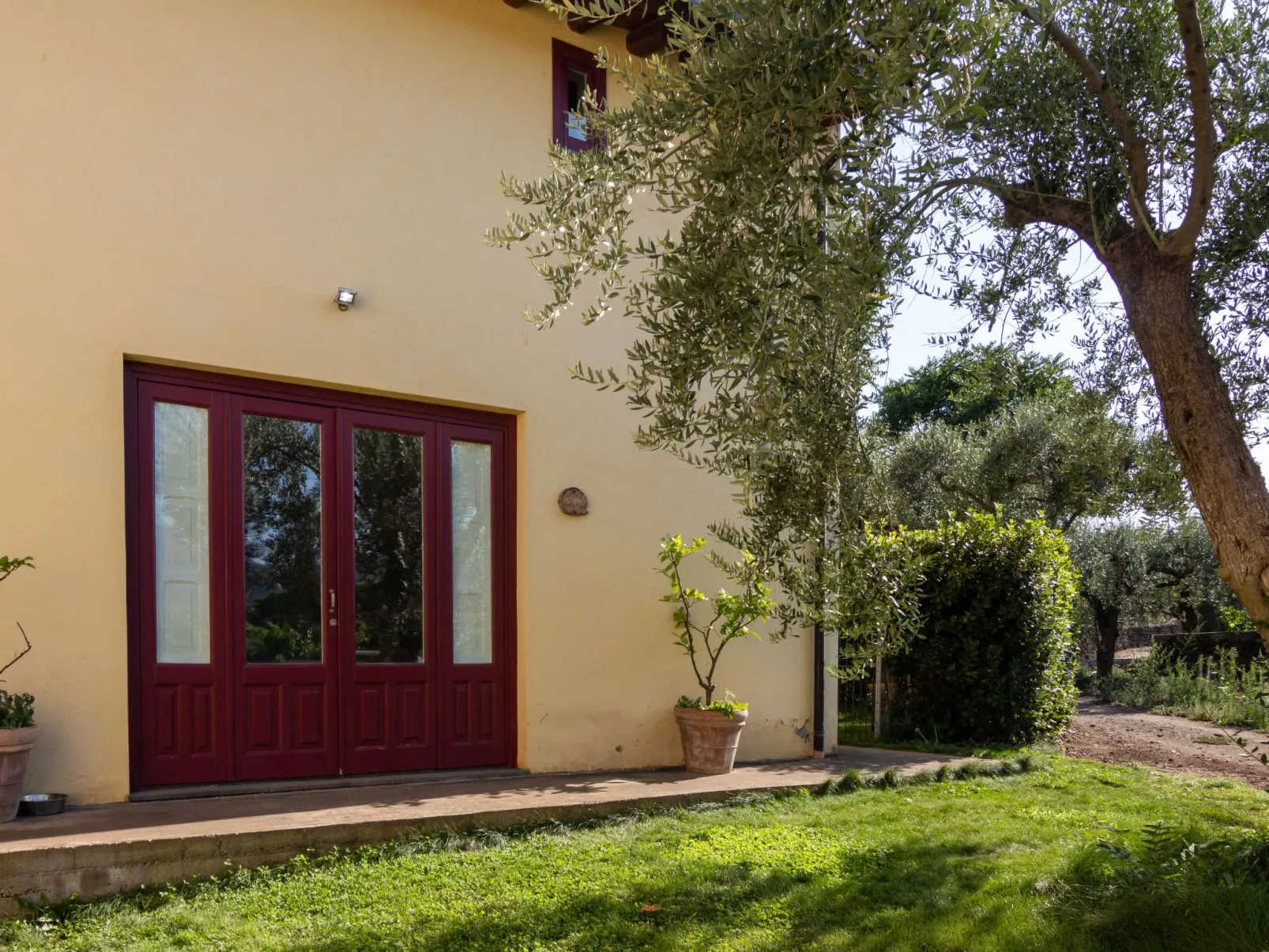 Villa Nocellara", umgeben von Weinbergen-Buiten