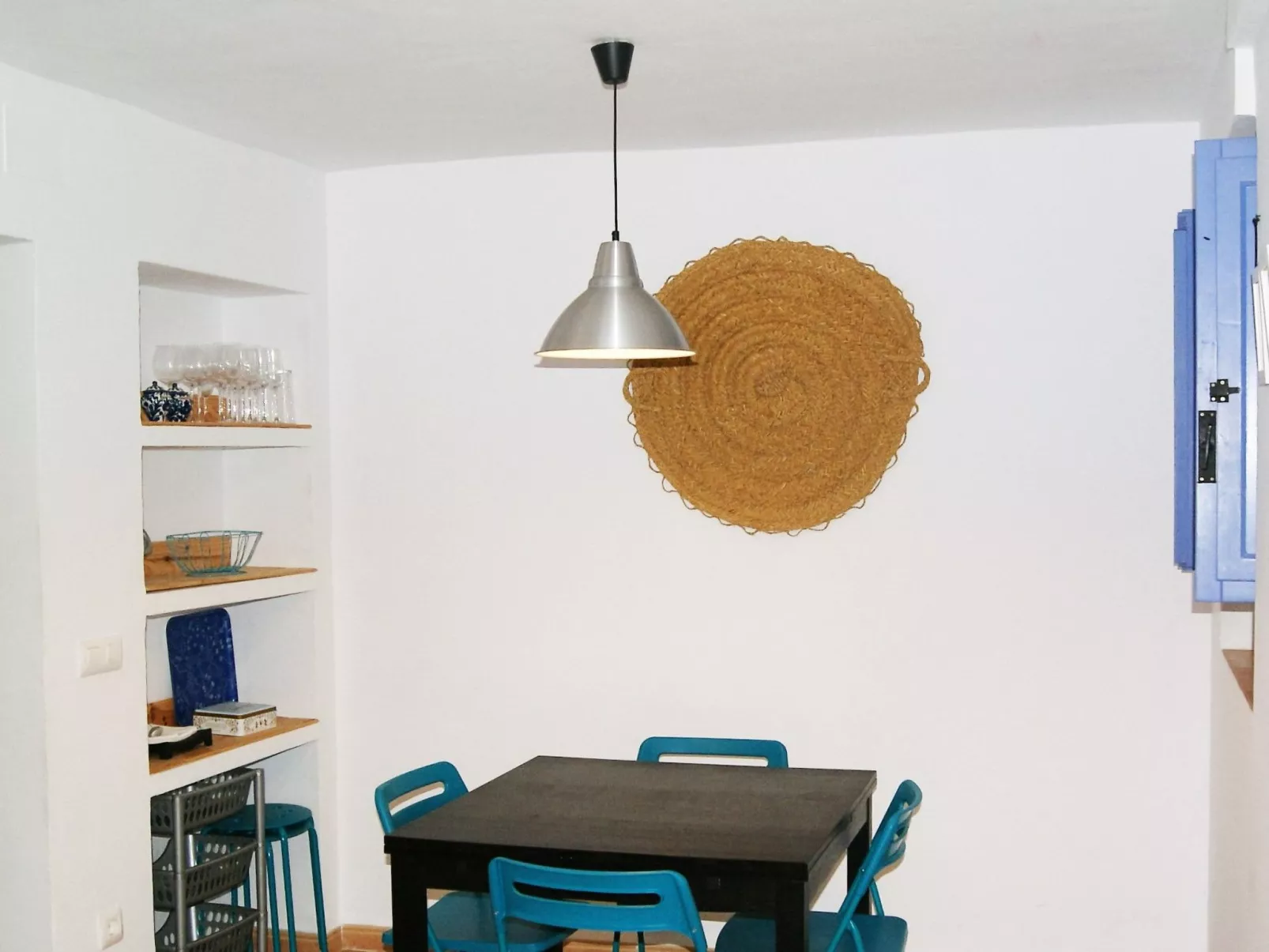 Typisches Haus im Zentrum des Barrio Morisco-Binnen