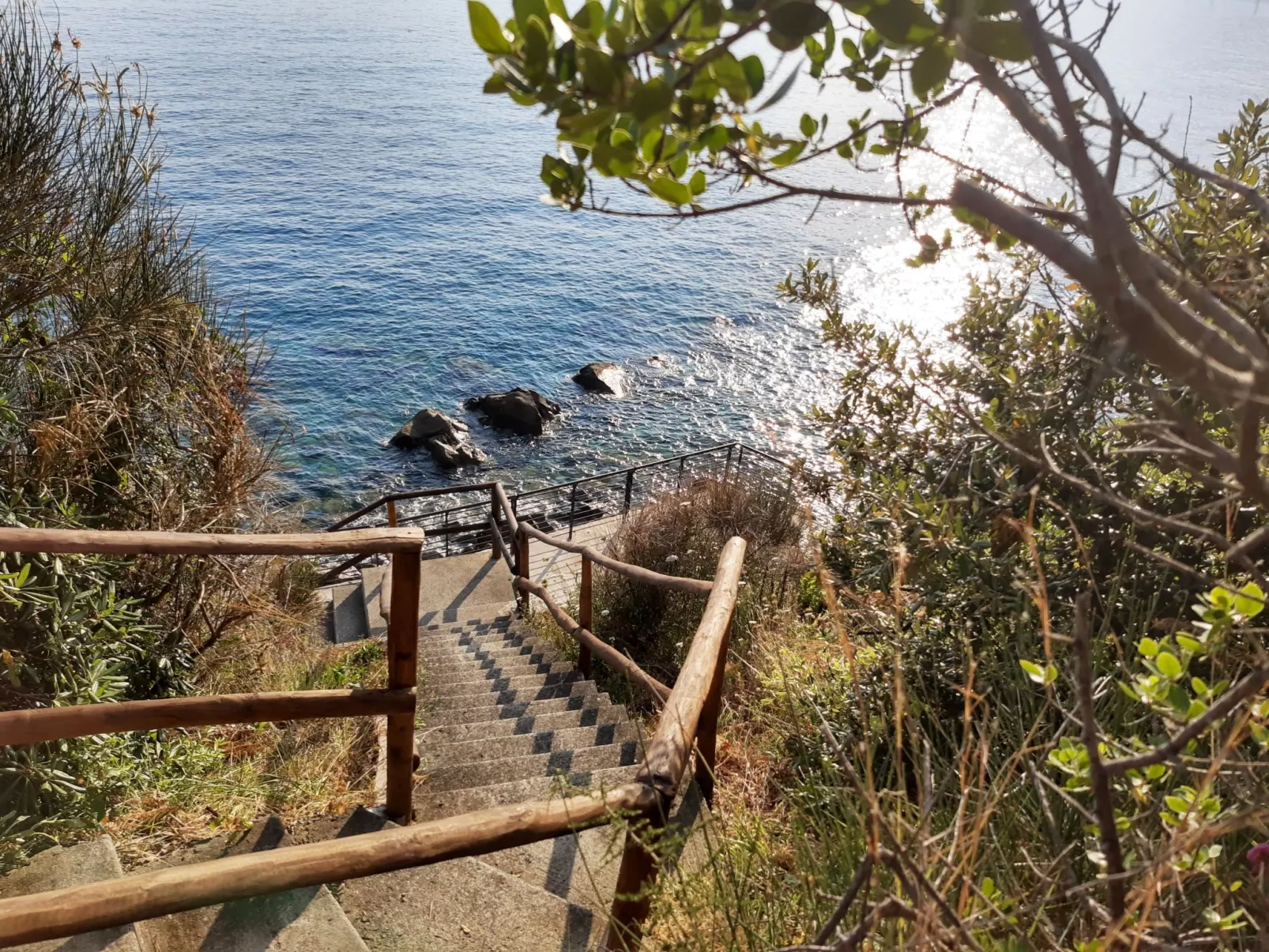 Wohnung in Moneglia mit Terrasse und Grill-Buiten