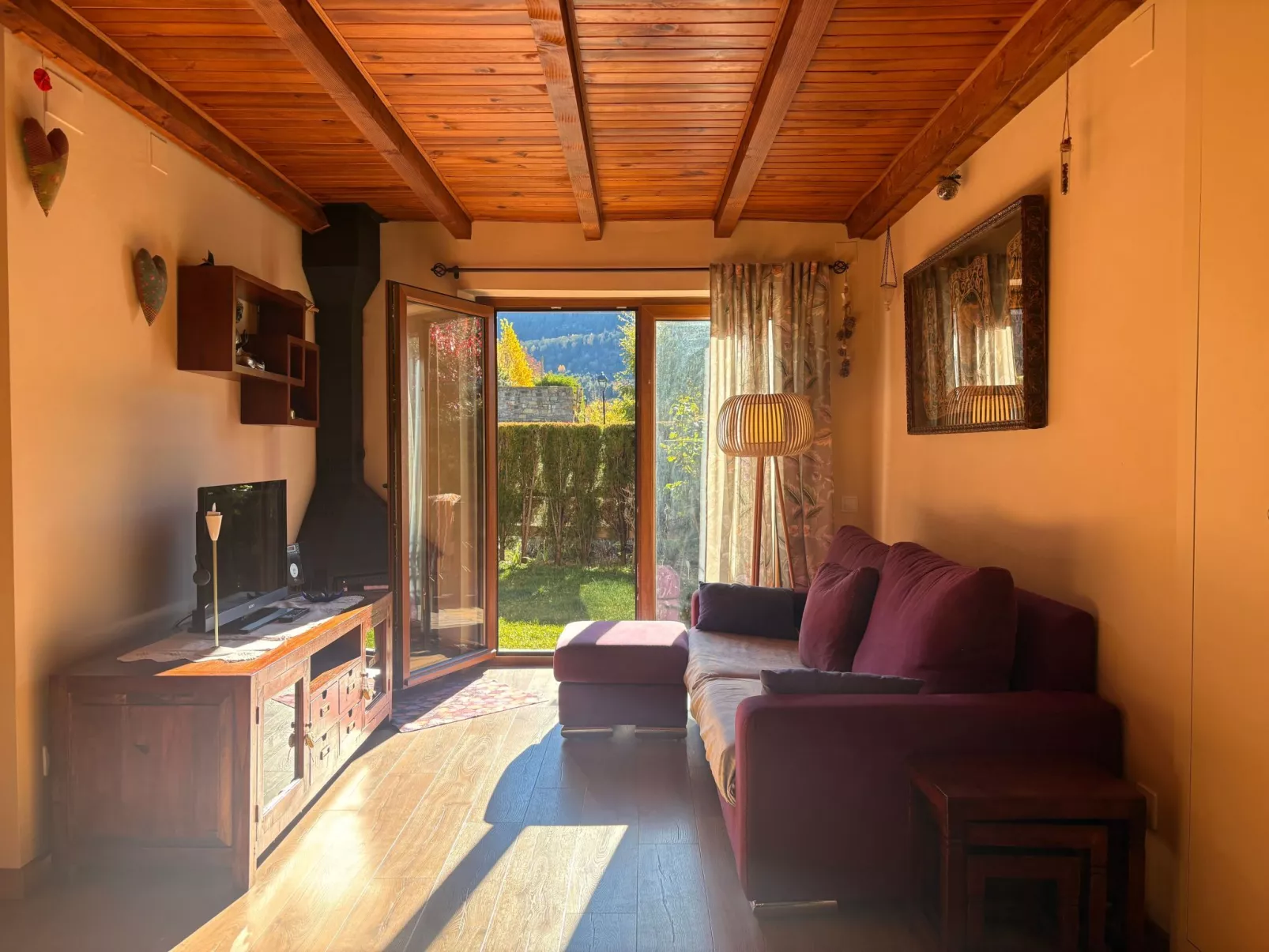 Wohnung mit privatem Garten und gemütlichem Puig Falcó 2 Vall de Boí-Binnen