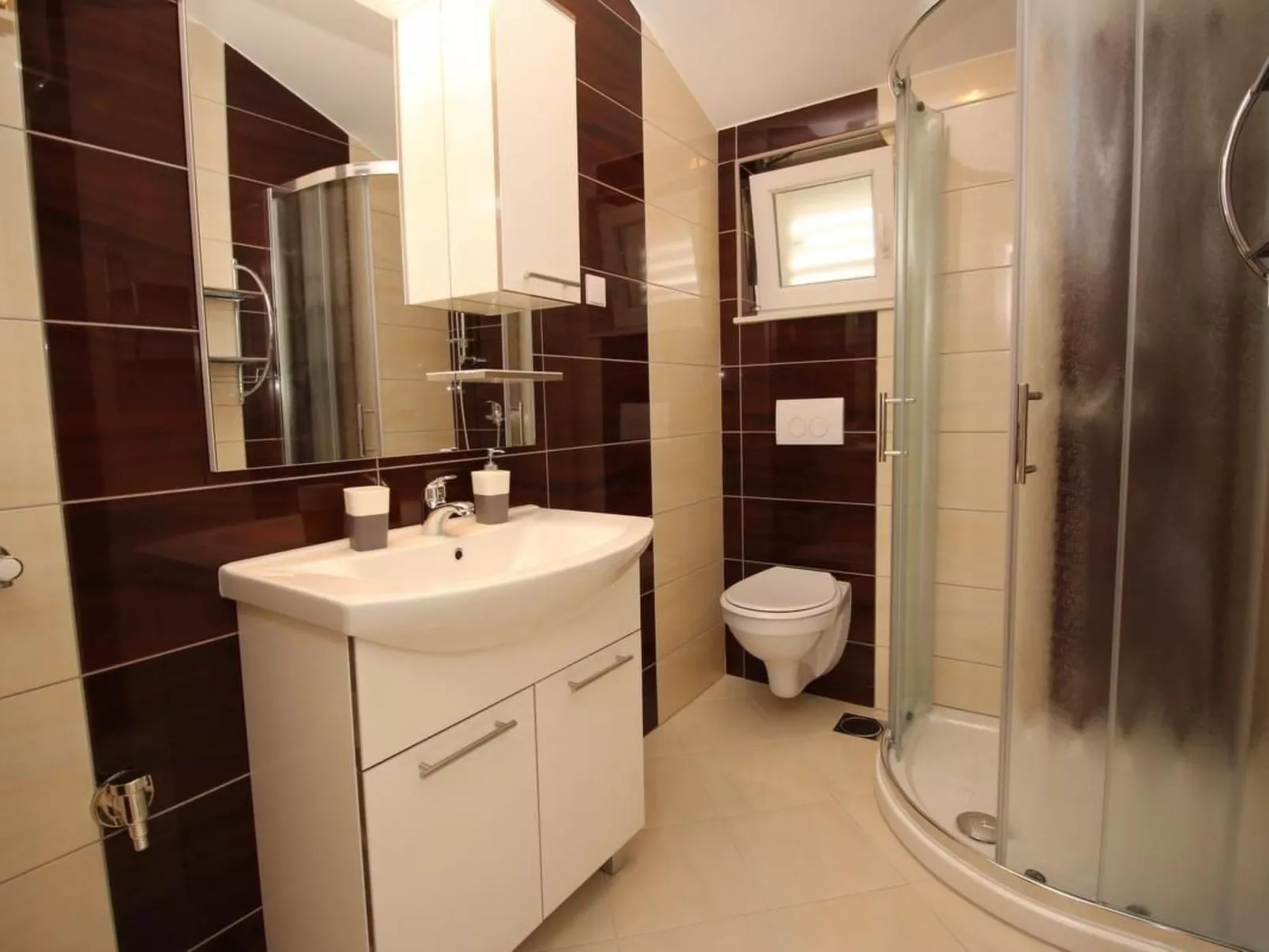 Wohnung in Baška mit Eigenem Balkon-Binnen