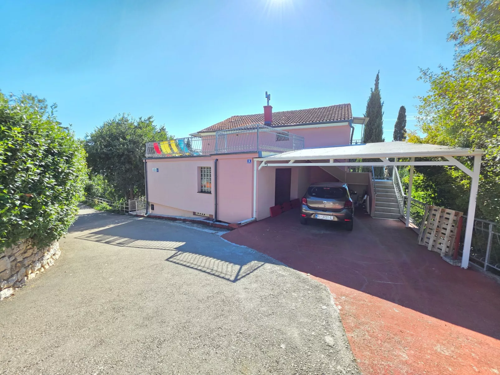 Wohnung 150m vom Sandstrand-Buiten