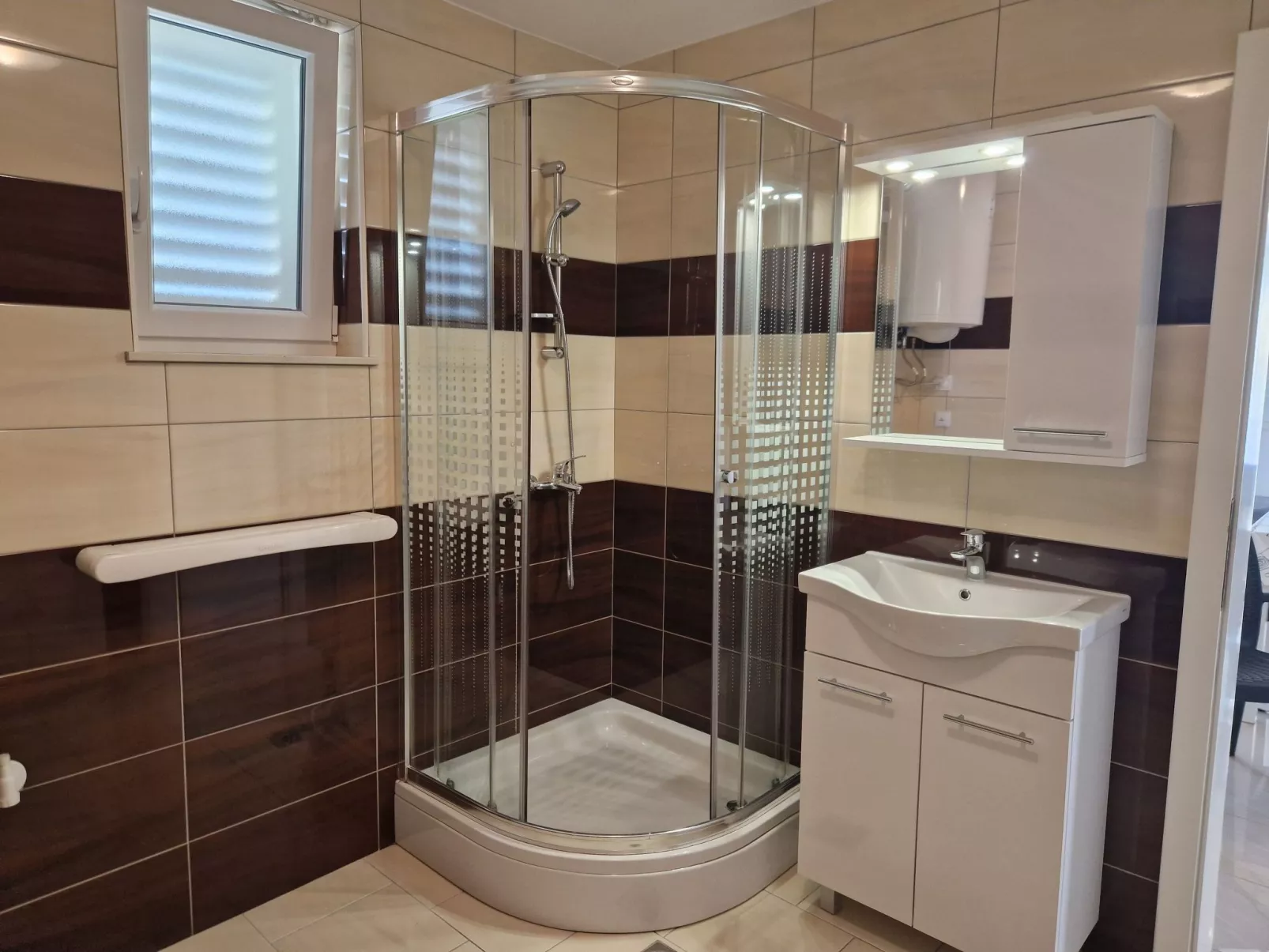 In Baška mit Eigenem Balkon-Binnen